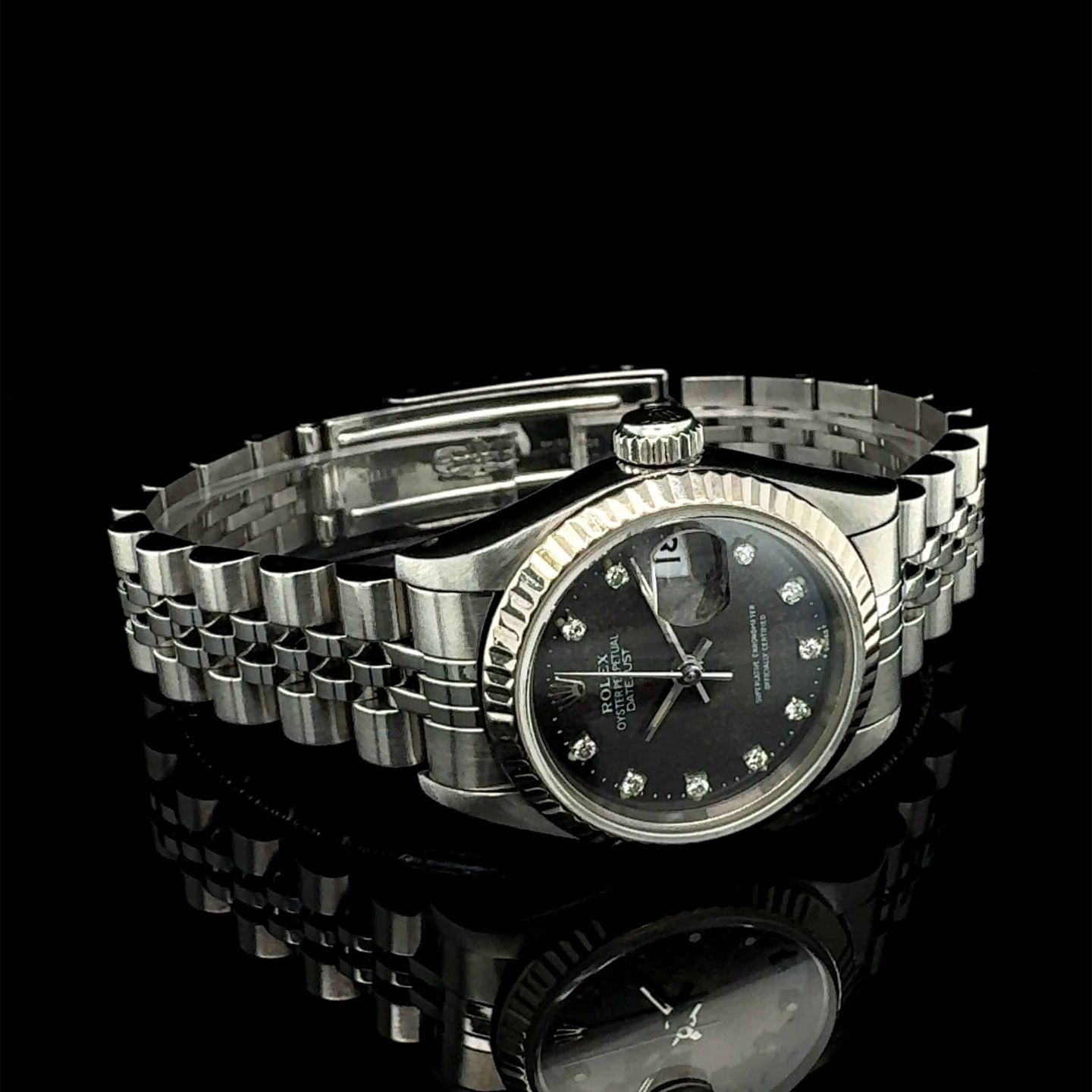 Rolex Lady-Datejust 69174 (Onbekend (willekeurig serienummer)) - 26mm Staal (8/8)