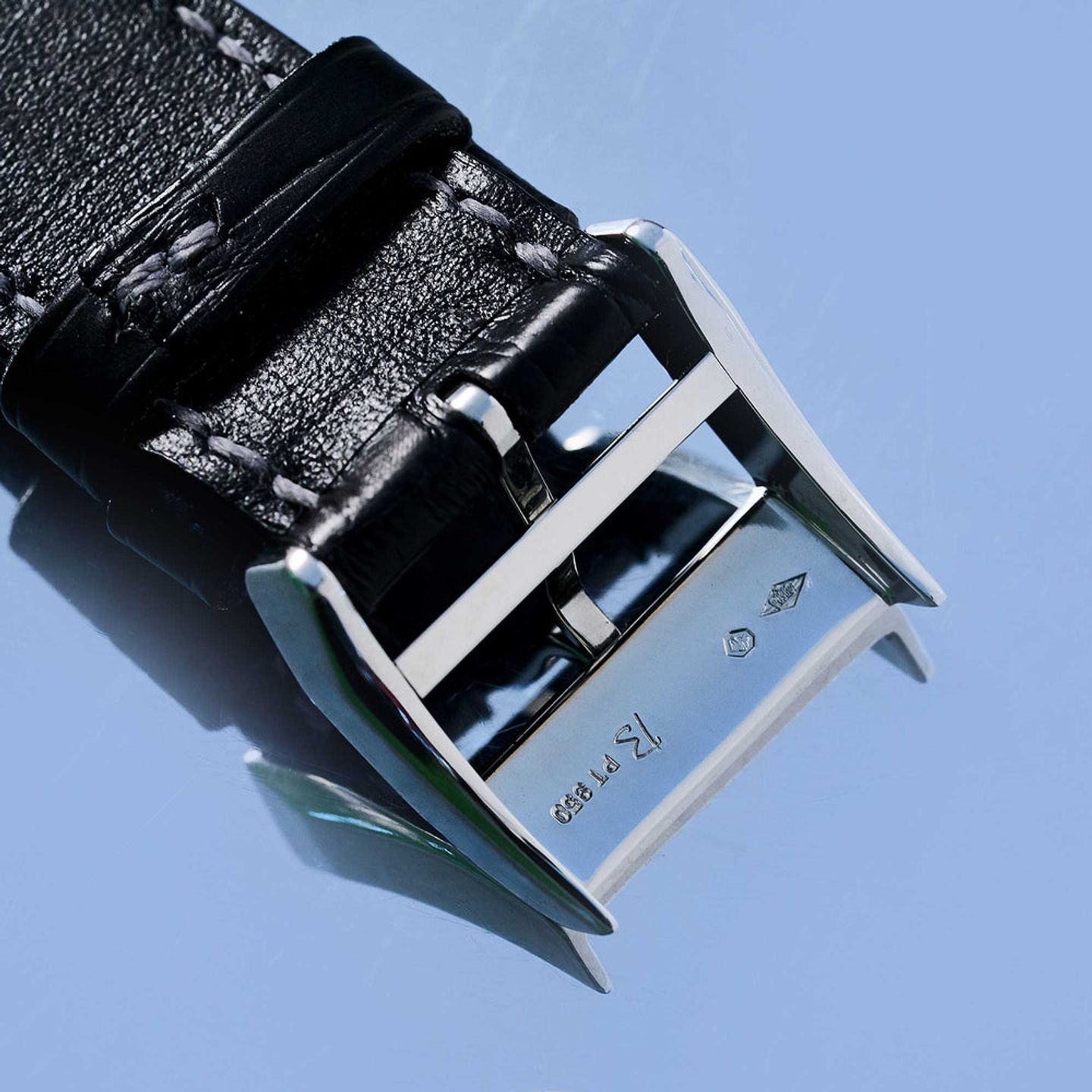 A. Lange & Söhne Langematik 304.049 (2005) - Silver dial 41 mm Platinum case (6/8)