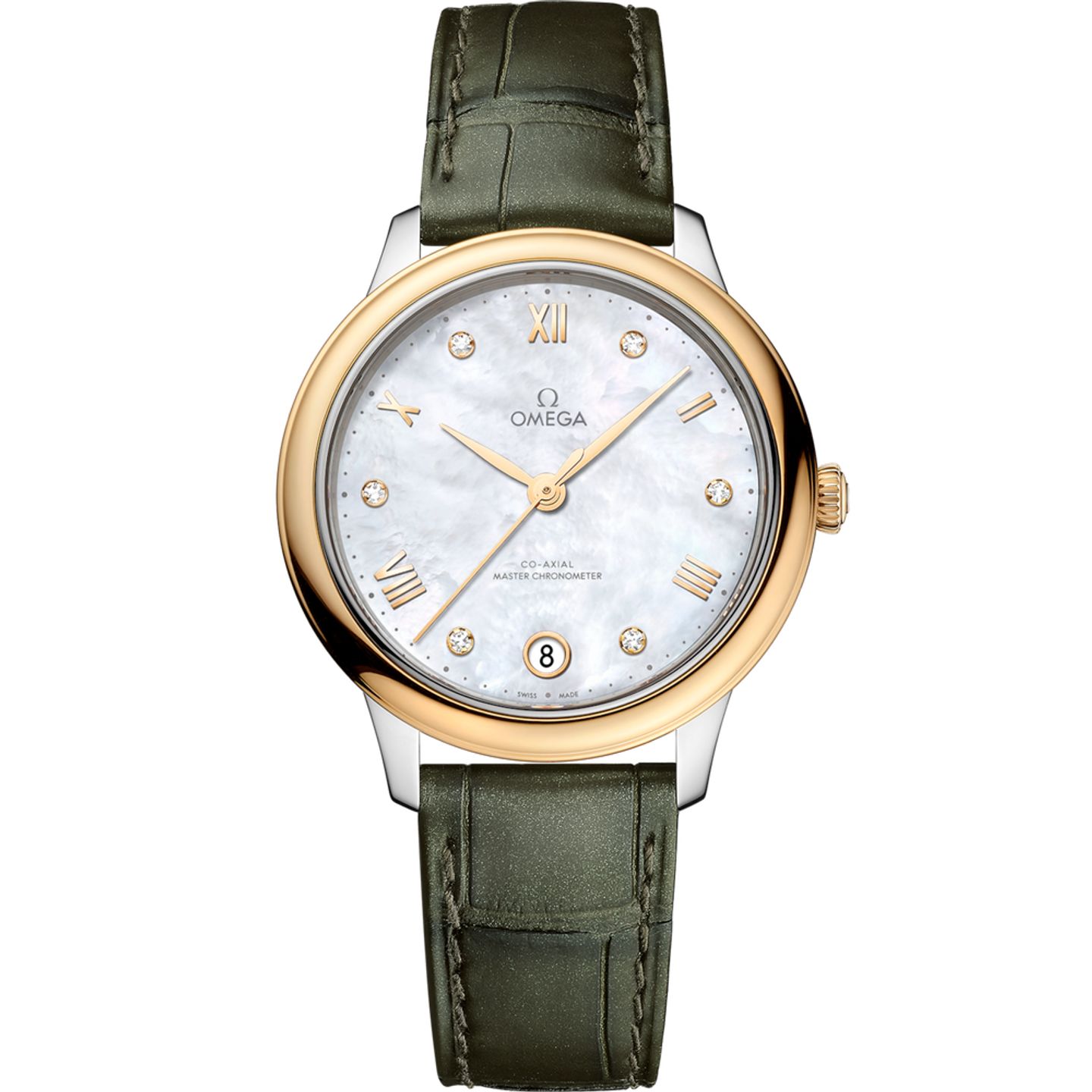 Omega De Ville 434.23.34.20.55.002 (2025) - White dial 34 mm Gold/Steel case (1/1)