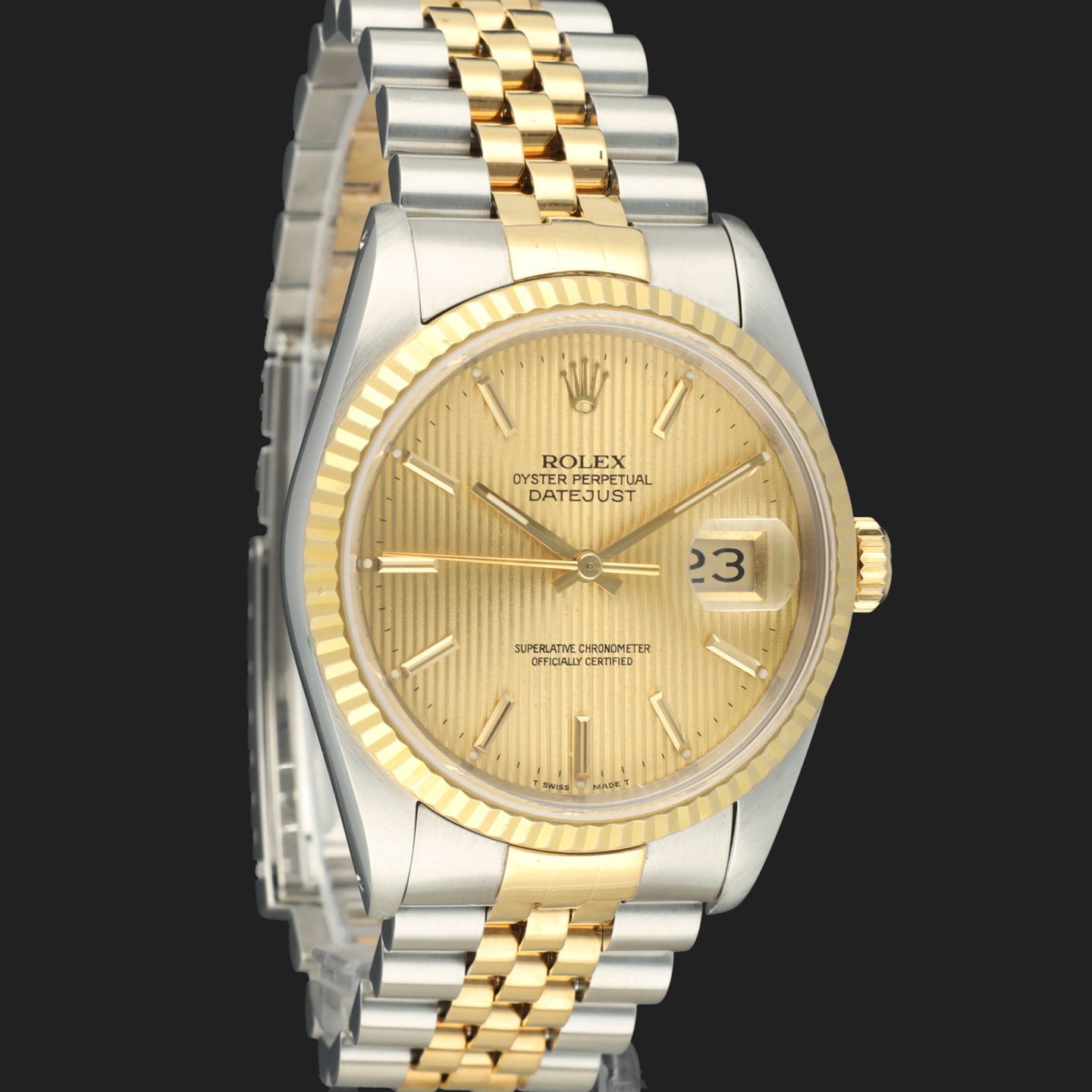 Rolex Datejust 36 16233 (1994) - 36 mm Gold/Steel case (4/8)