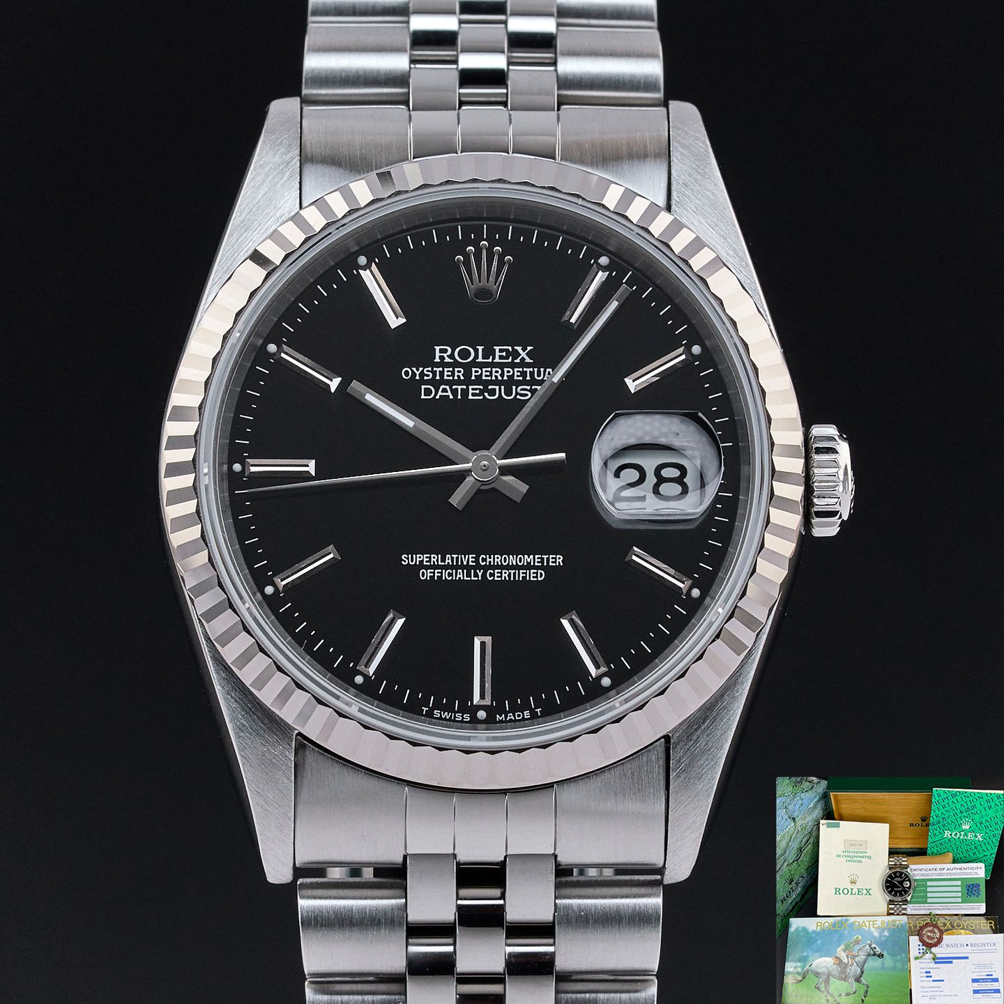 Rolex Datejust 36 16234 (1995) - 36 mm Steel case (1/8)