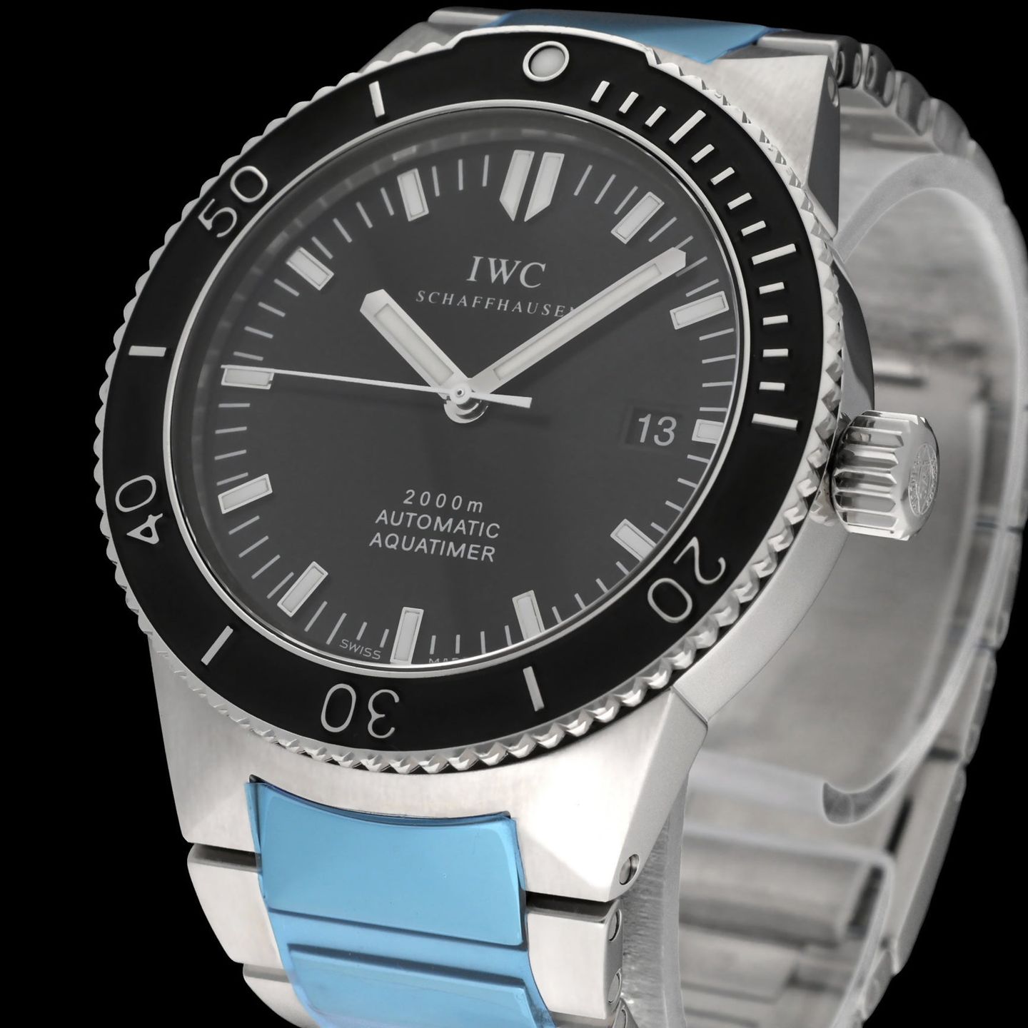 IWC GST IW353602 (2005) - Zwart wijzerplaat 42mm Staal (6/8)
