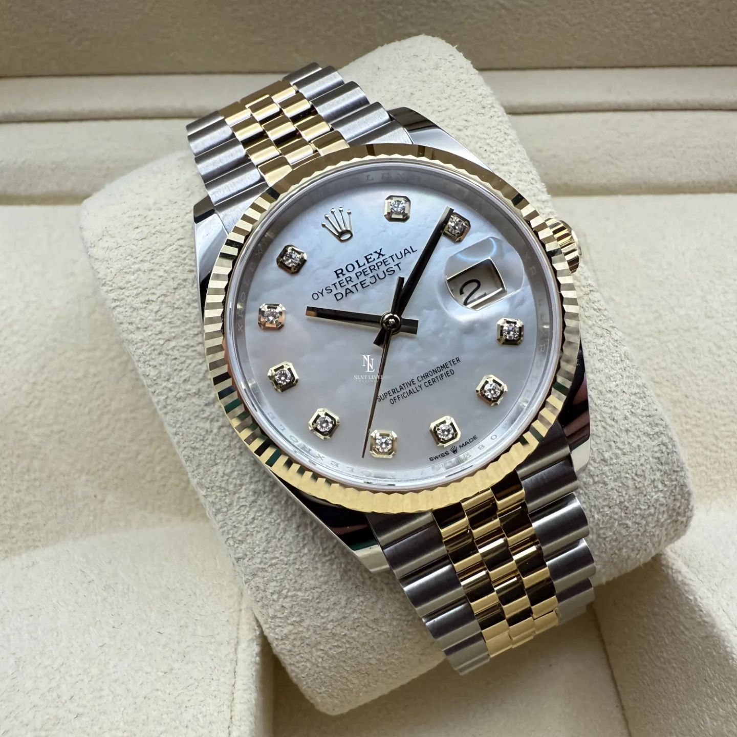 Rolex Datejust 36 126233 (2026) - 36mm Goud/Staal (1/8)