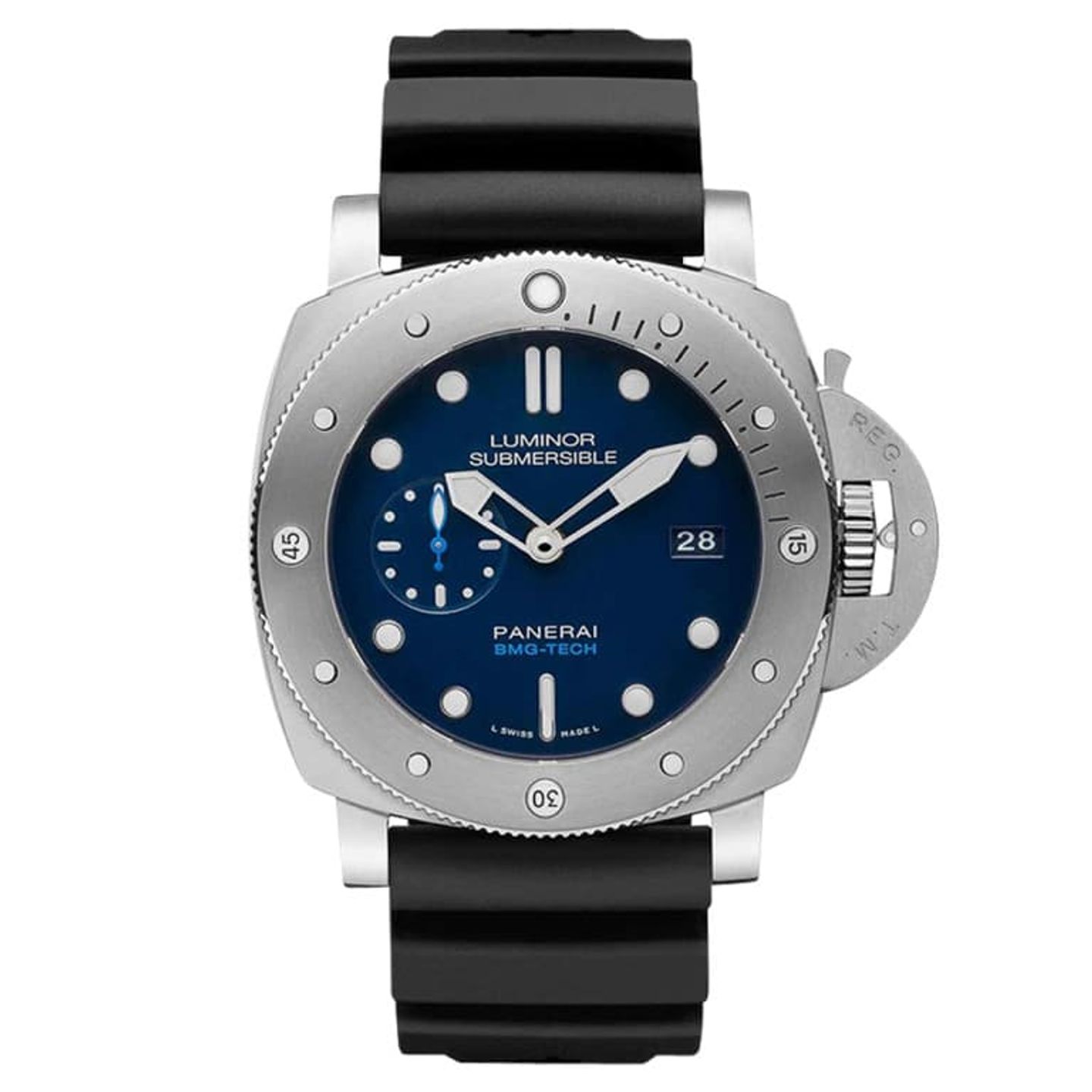 Panerai Luminor Submersible 1950 3 Days Automatic PAM00692 (2022) - Blue dial 47 mm Titanium case (1/1)