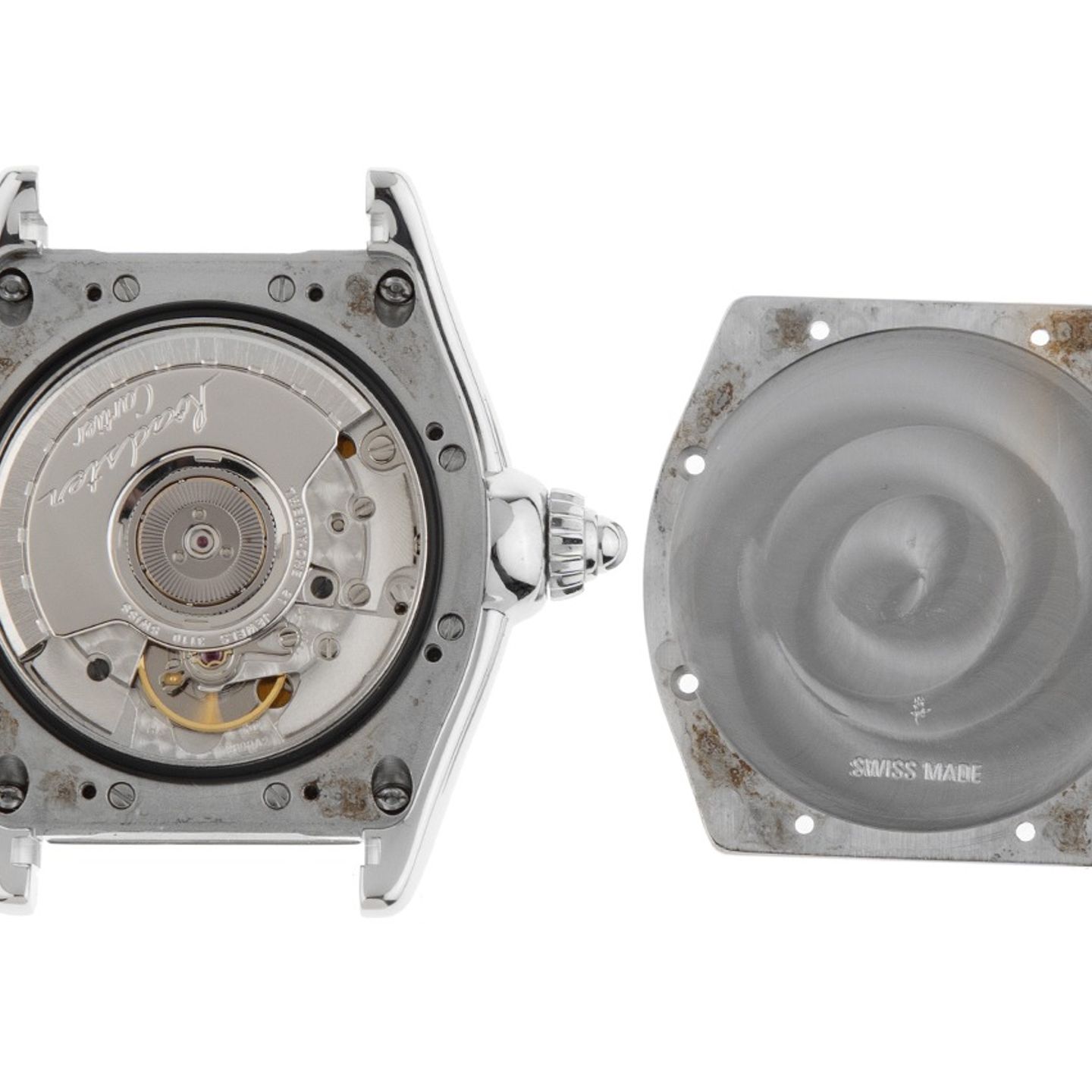 Cartier Roadster 2510 (2002) - Zwart wijzerplaat 37mm Staal (8/8)