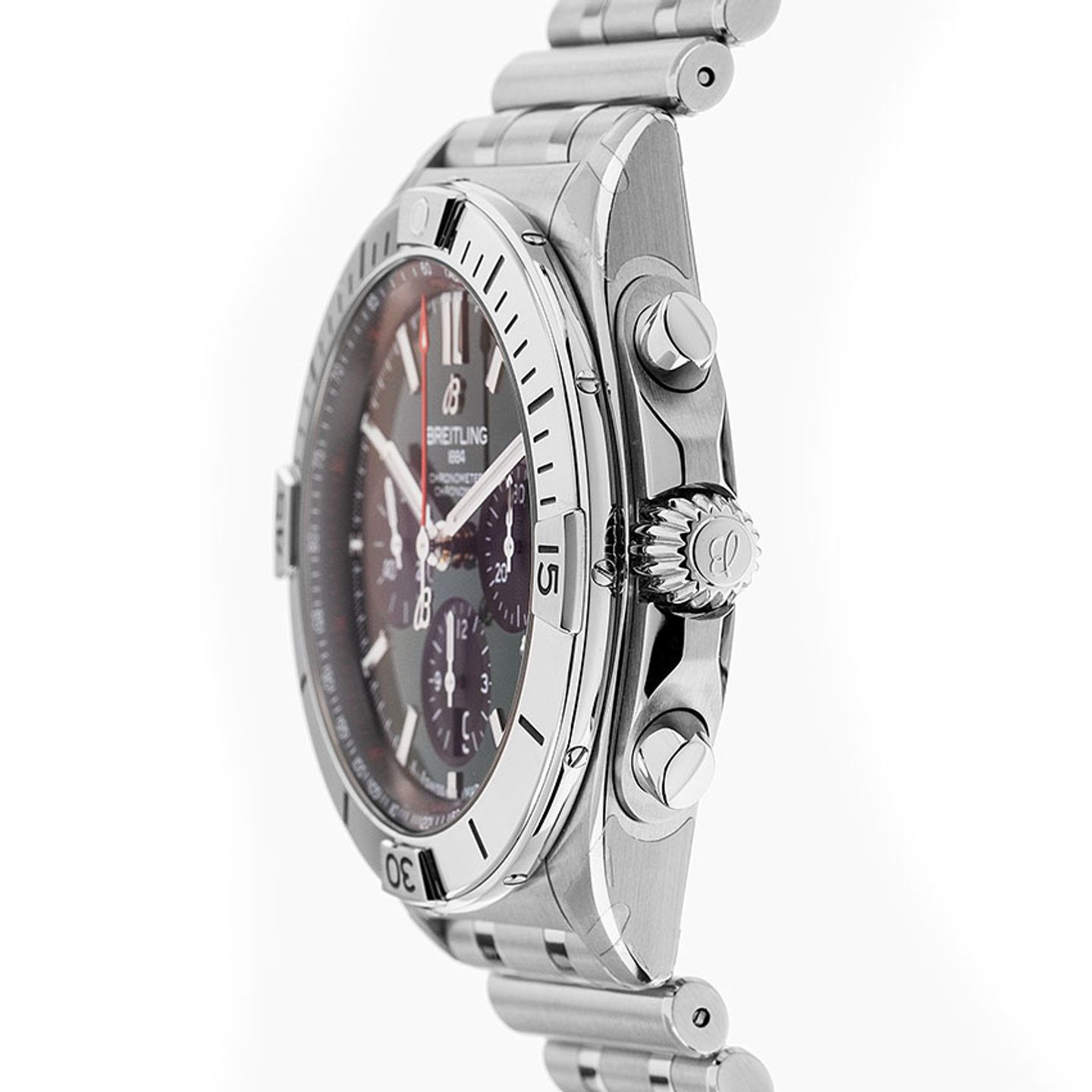 Breitling Chronomat 42 AB0134101L1A1 (2023) - Green dial 42 mm Steel case (3/6)