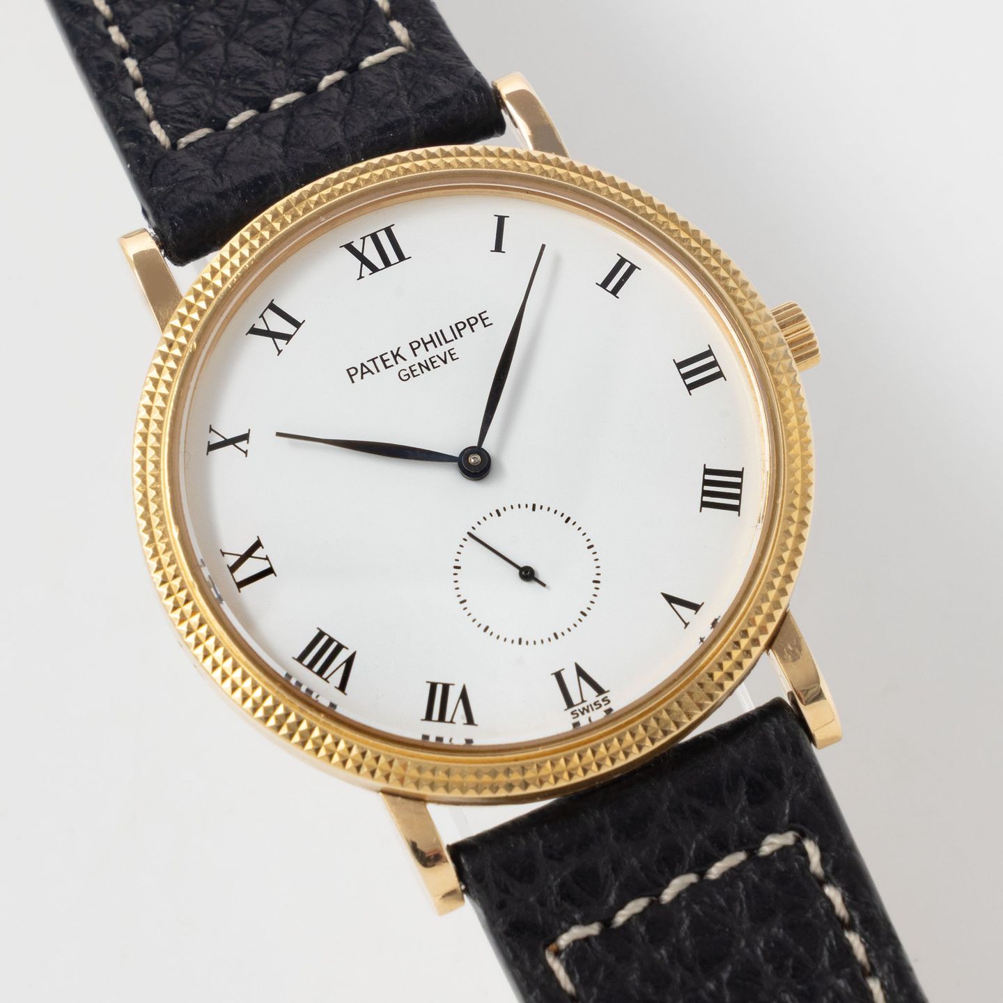 Patek Philippe Calatrava 3919 (1986) - White dial 33 mm (5/8)