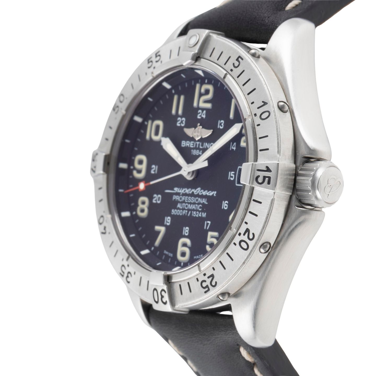 Breitling Superocean A17345 (2000) - Black dial 41 mm Steel case (6/8)