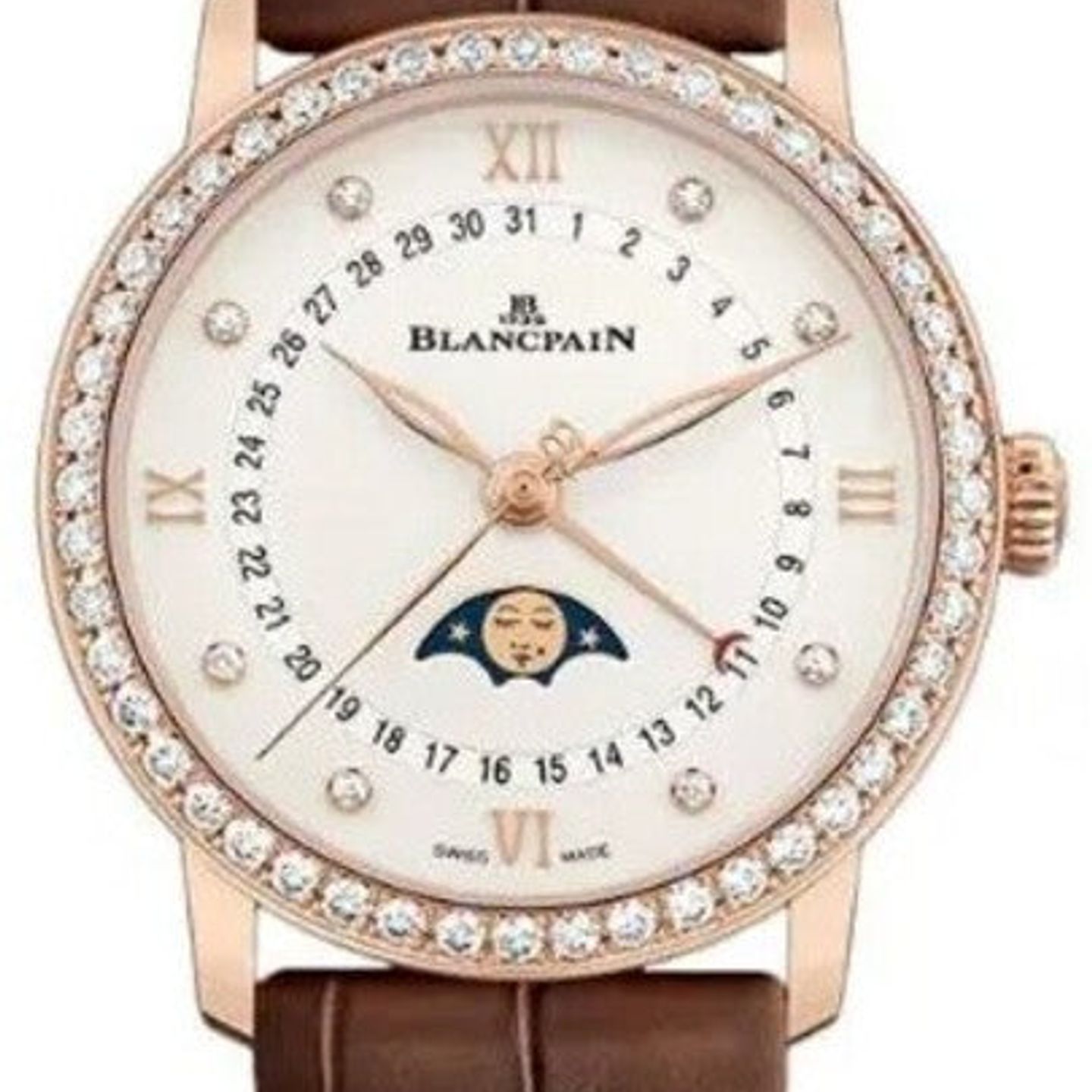 Blancpain Villeret 6126-2987-55B (2026) - Zilver wijzerplaat 34mm Roségoud (1/1)
