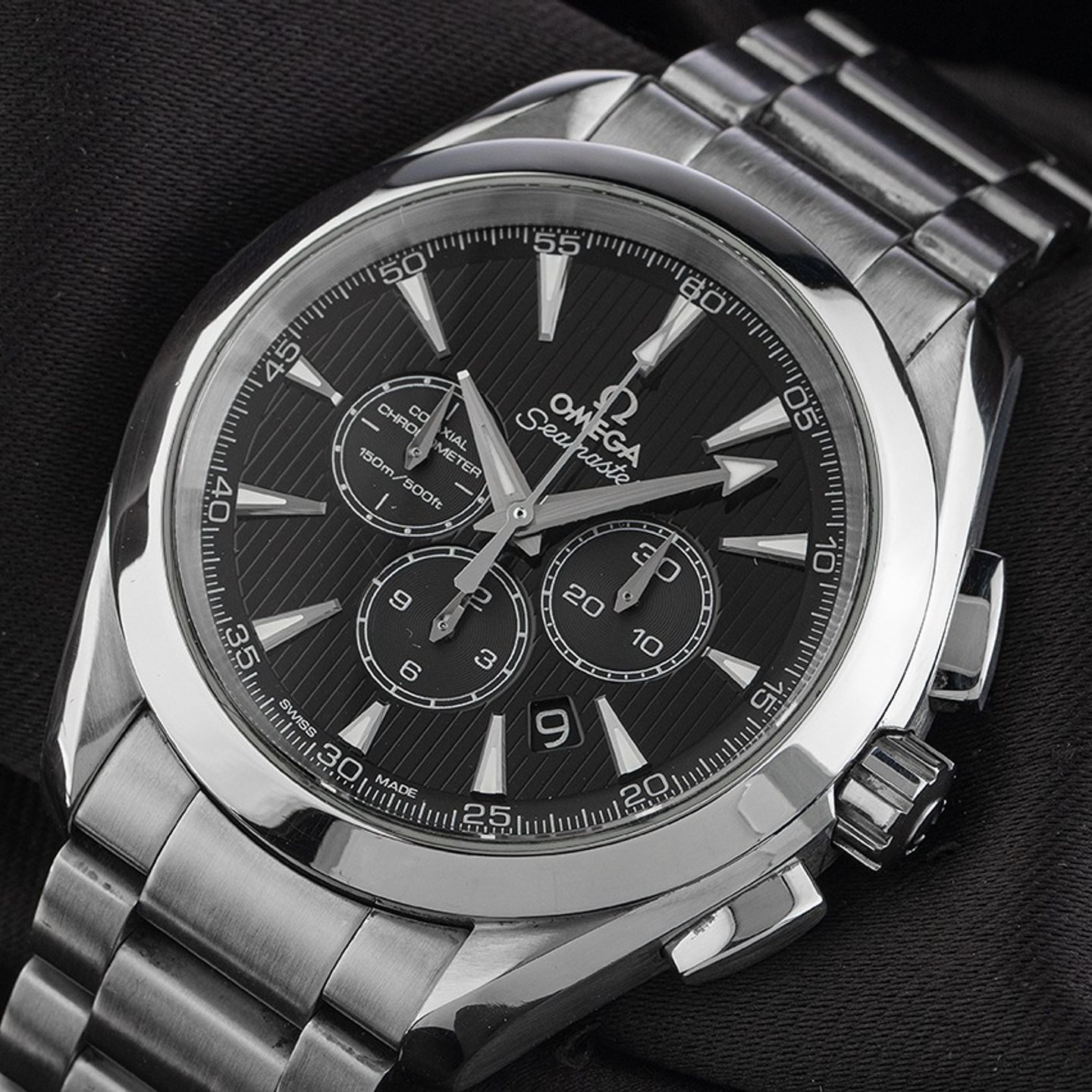 Omega Seamaster Aqua Terra 231.10.44.50.01.001 (2012) - Black dial 44 mm Steel case (3/7)