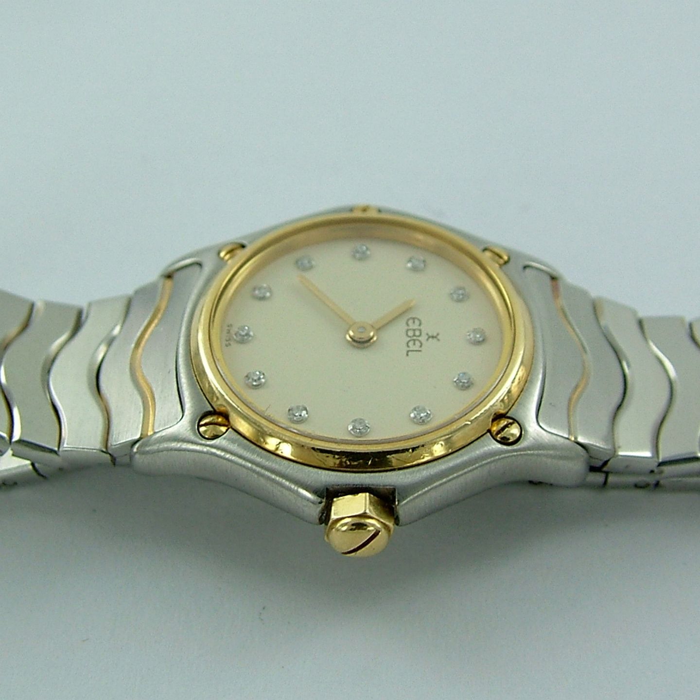 Ebel Classic - (1993) - Champagne dial 24 mm Gold/Steel case (5/6)