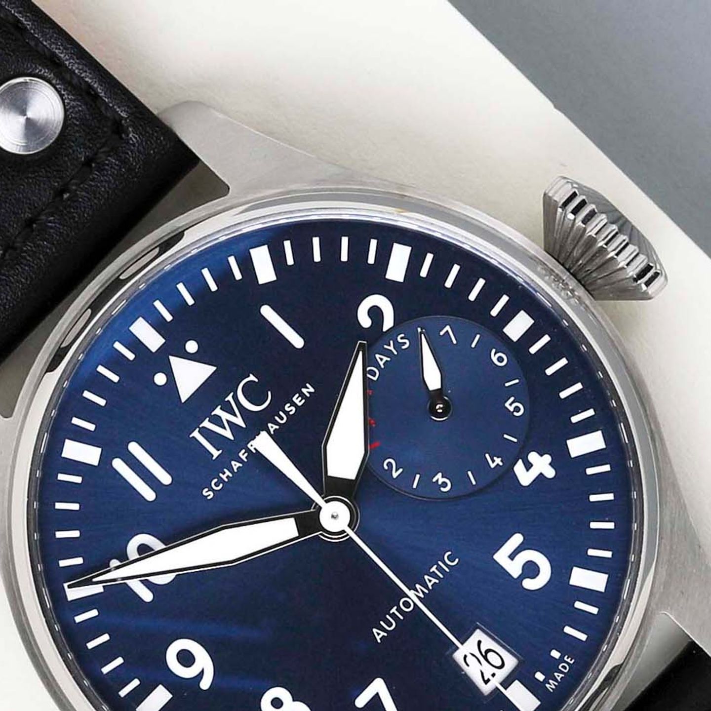 IWC Big Pilot IW501002 (2021) - Blue dial 46 mm Steel case (3/8)