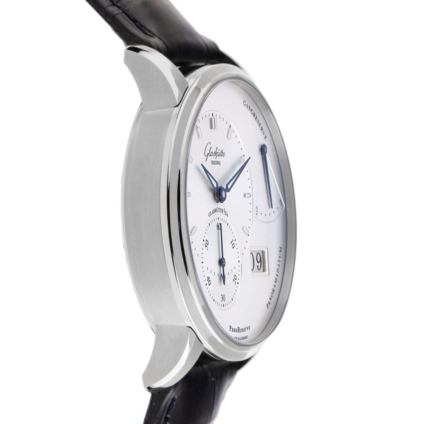 Glashütte Original PanoReserve 1-65-01-22-12-61 (2025) - Zilver wijzerplaat 40mm Staal (5/7)