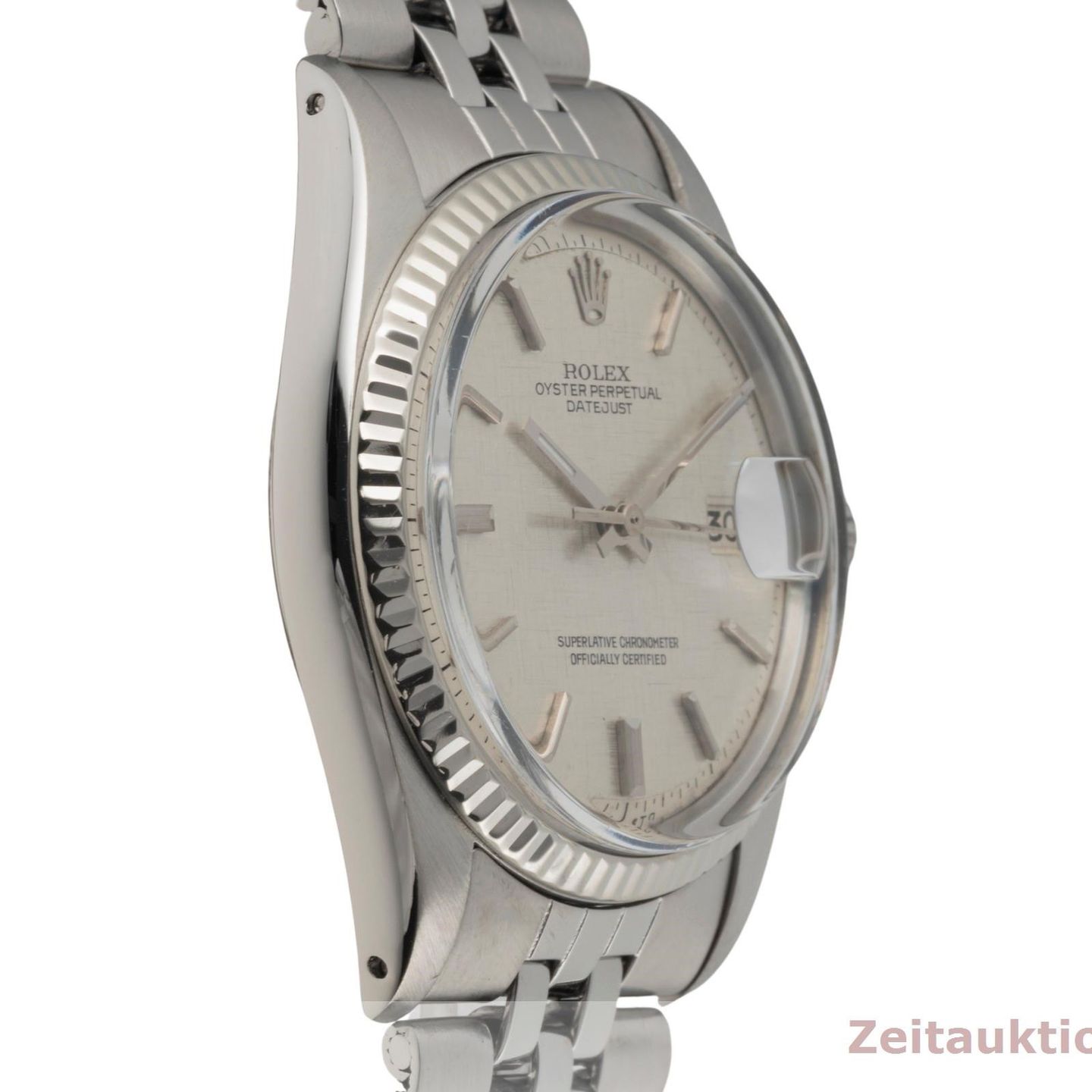 Rolex Datejust 1601 (1972) - Silver dial 36 mm White Gold case (7/8)