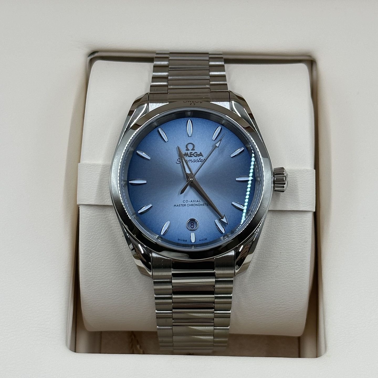 Omega Seamaster Aqua Terra 220.10.38.20.03.004 (2024) - Blauw wijzerplaat 38mm Staal (5/8)