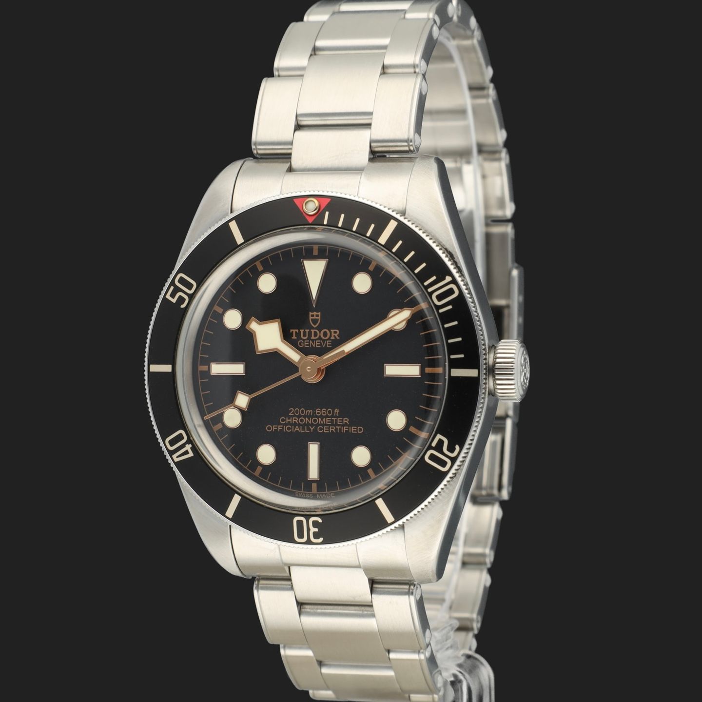 Tudor Black Bay Fifty-Eight 79030N (2020) - Zwart wijzerplaat 39mm Staal (1/8)