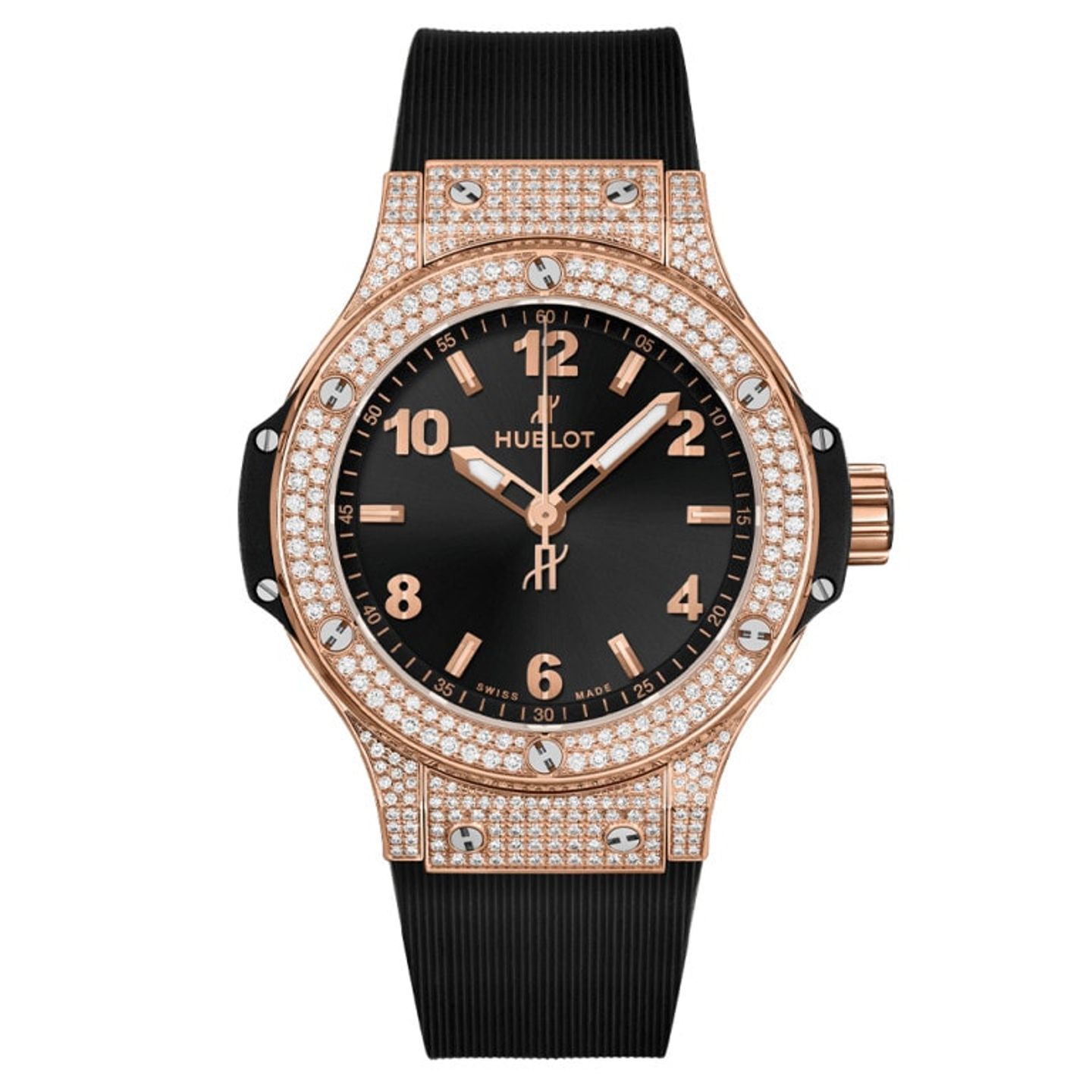 Hublot Big Bang 38 mm 361.PX.1280.RX.1704 (2025) - Zwart wijzerplaat 38mm Roségoud (1/1)