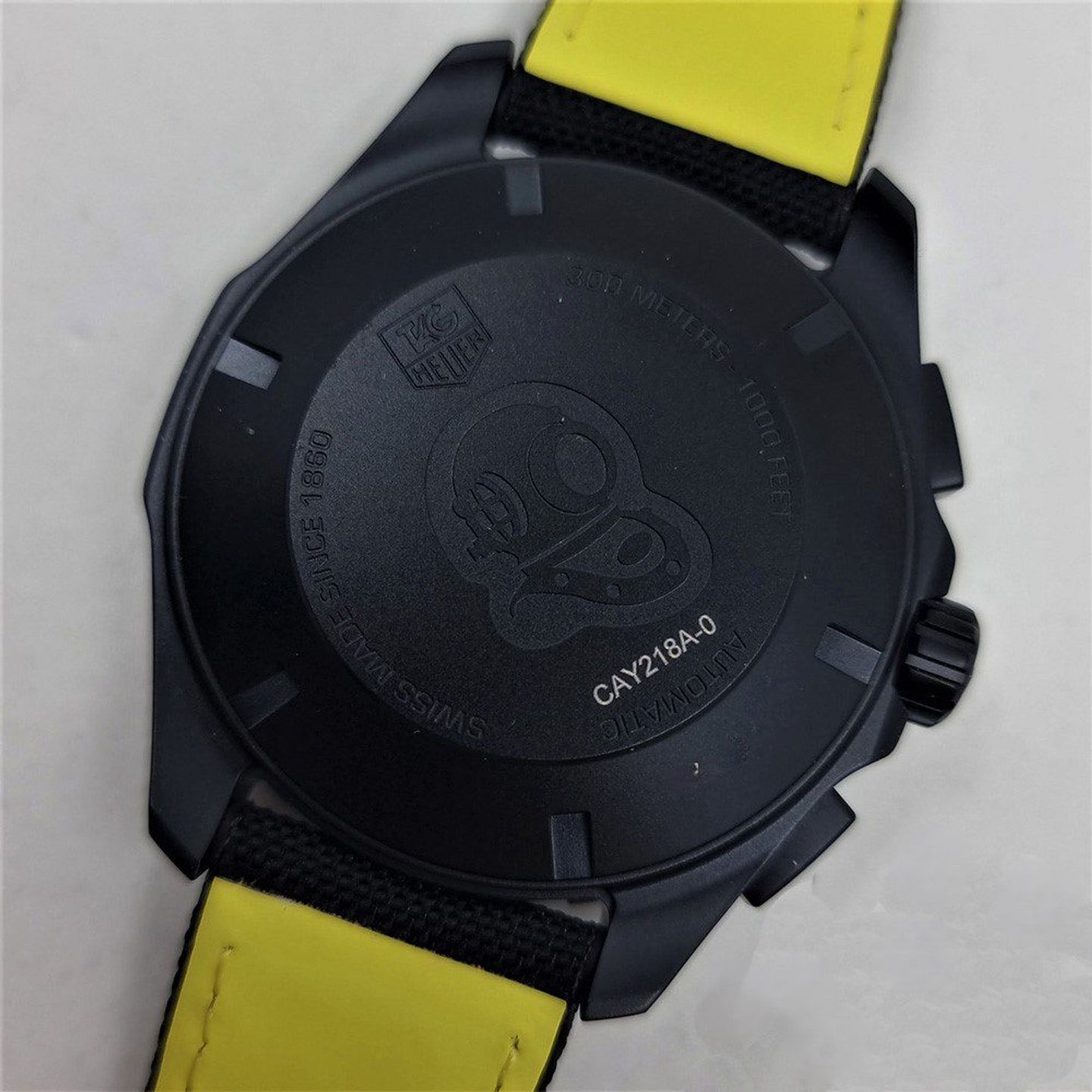 TAG Heuer Aquaracer 300M CAY218A.FC6361 (2025) - Zwart wijzerplaat 43mm Titanium (8/8)