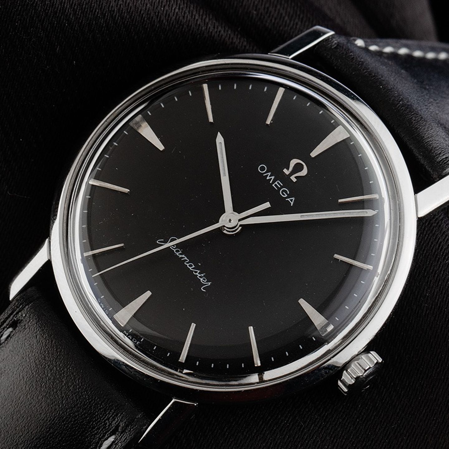 Omega Seamaster DeVille 135.020 (1962) - Zilver wijzerplaat 34mm Staal (3/8)
