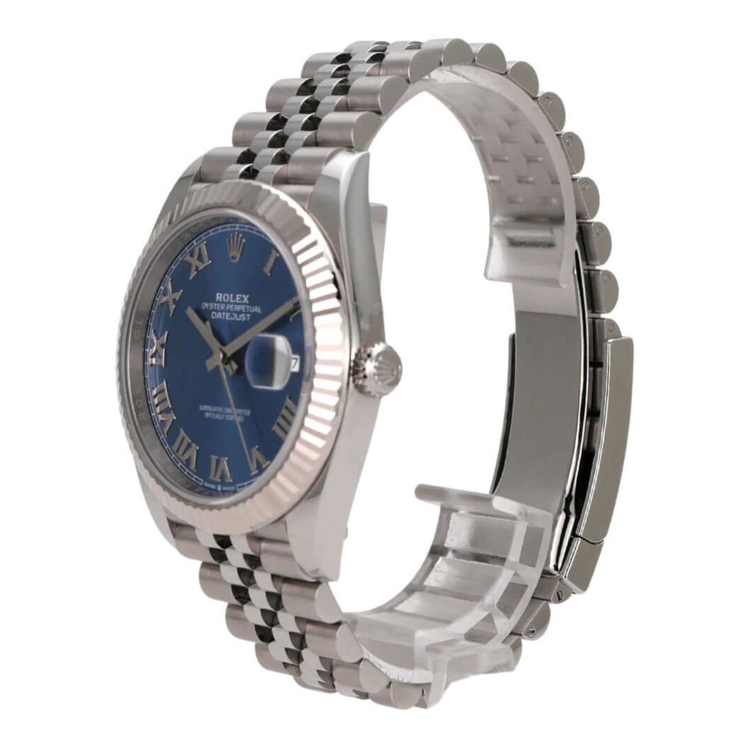 Rolex Datejust 41 126334 (2023) - Blauw wijzerplaat 41mm Staal (3/8)