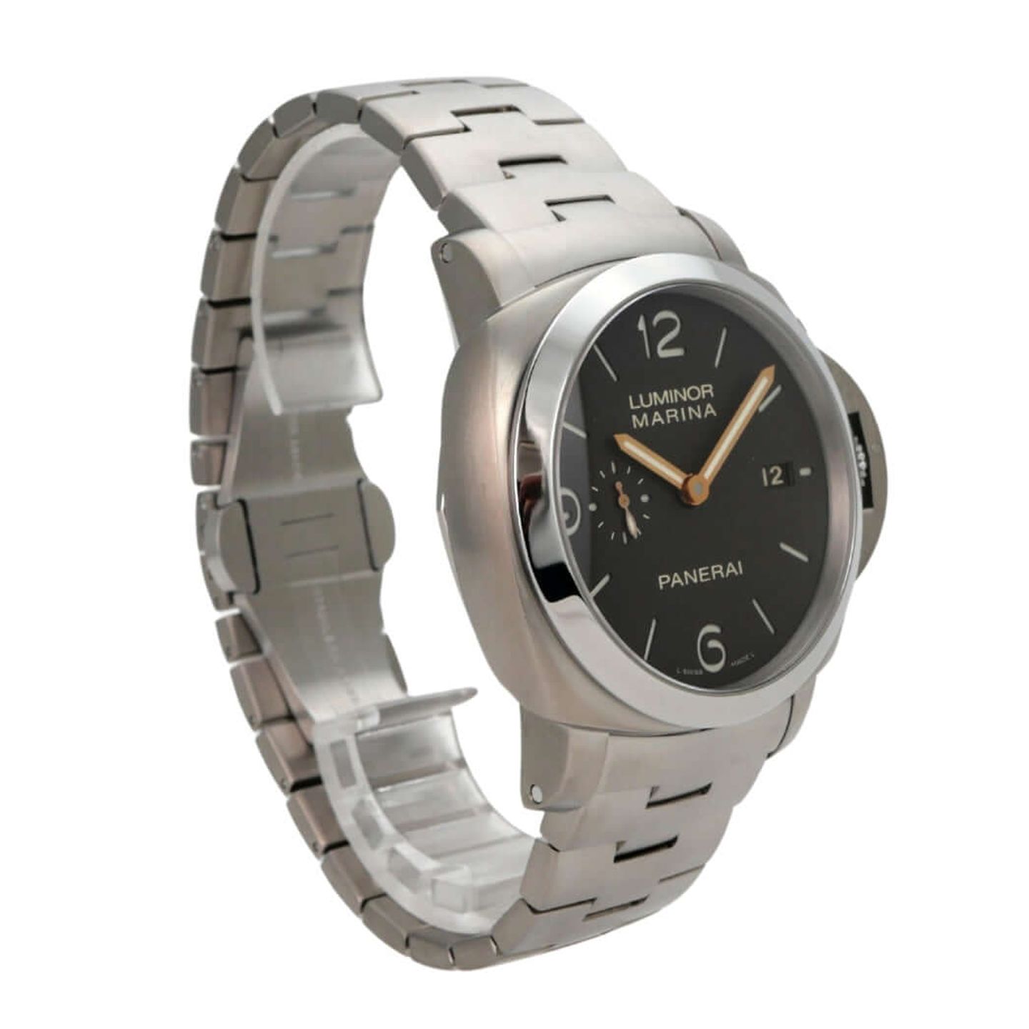 Panerai Luminor Marina 1950 3 Days Automatic PAM00352 (2012) - Bruin wijzerplaat 44mm Titanium (4/8)