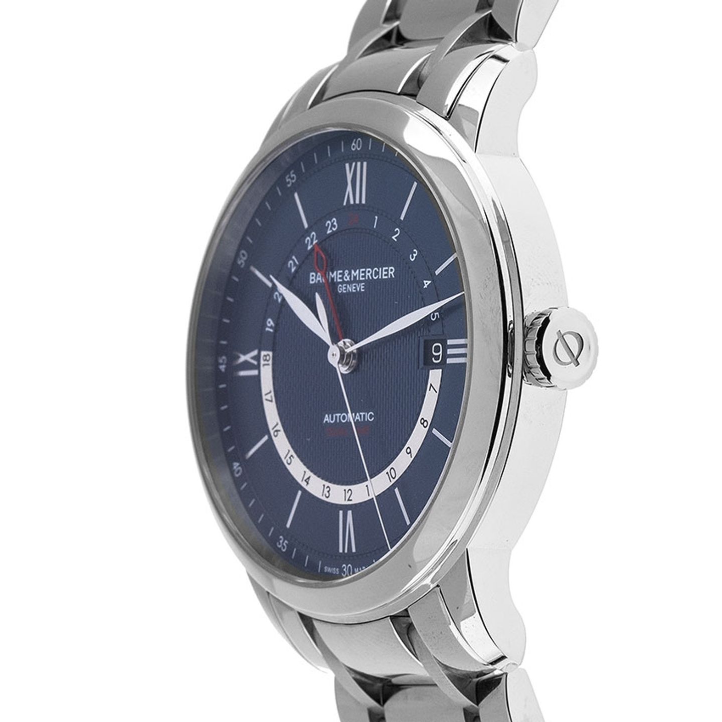 Baume & Mercier Classima M0A10483 (2021) - Blauw wijzerplaat 42mm Staal (3/7)