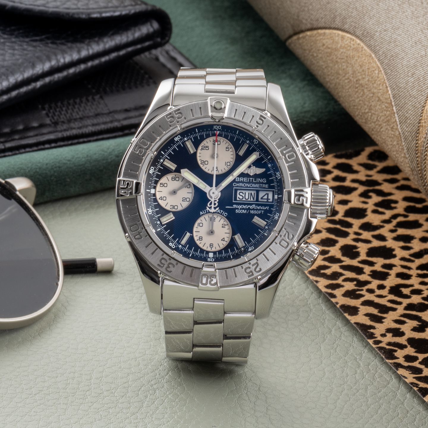 Breitling Superocean Chronograph II A13340 (Onbekend (willekeurig serienummer)) - 42mm Staal (1/8)