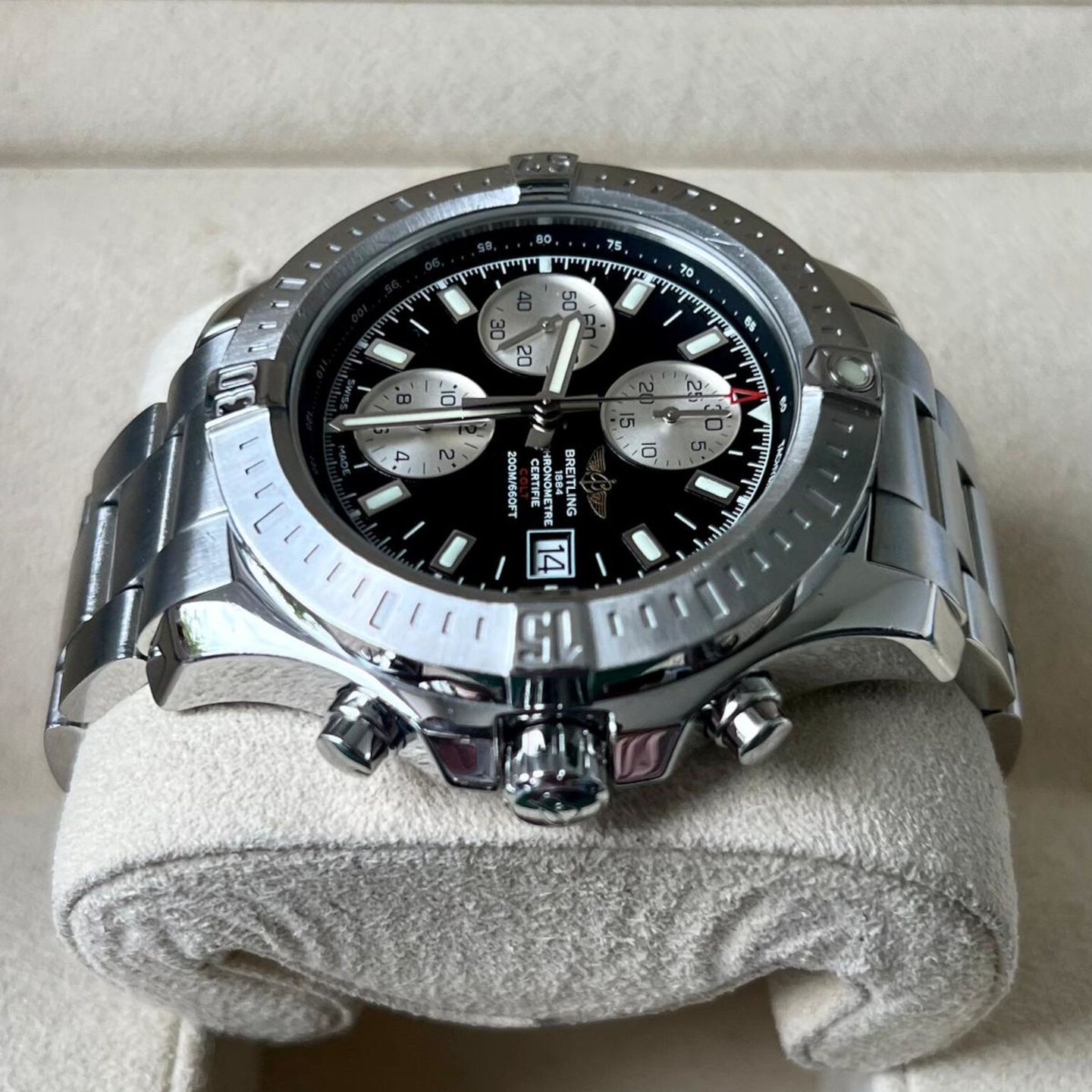 Breitling Colt Chronograph A1338811.BD83.173A (2015) - Black dial 44 mm Steel case (4/7)
