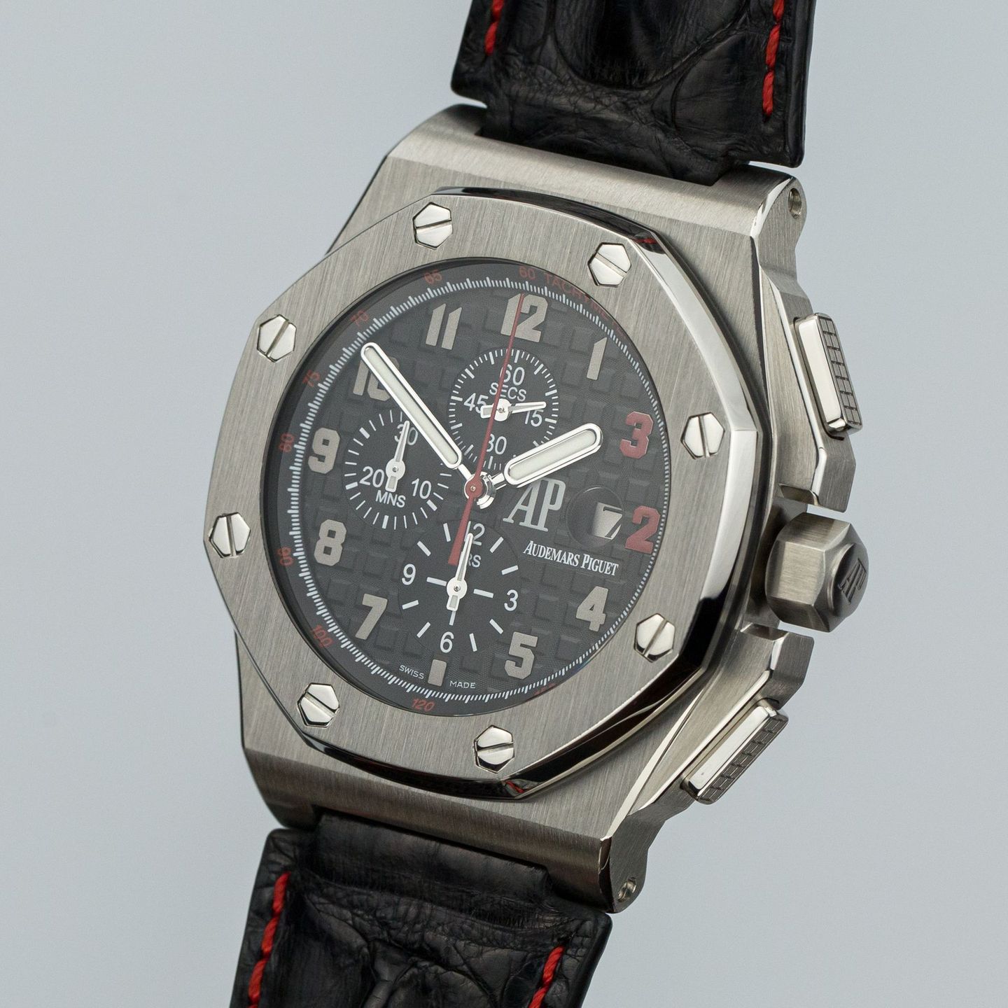 Audemars Piguet Royal Oak Offshore Chronograph 26133ST.OO.A101CR.01 (Unknown (random serial)) - Black dial 48 mm Steel case (2/5)