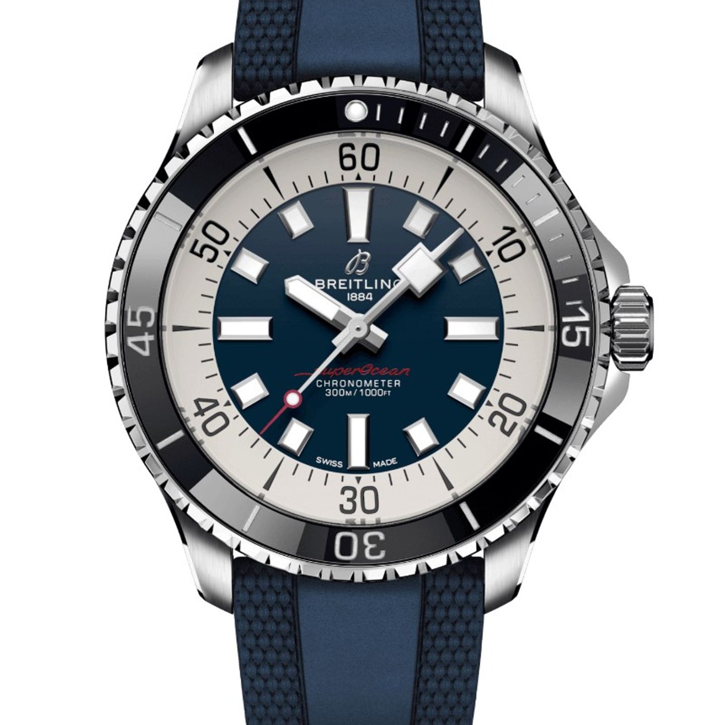 Breitling Superocean 44 A17376211C1S1 (2024) - Blue dial 44 mm Steel case (1/1)