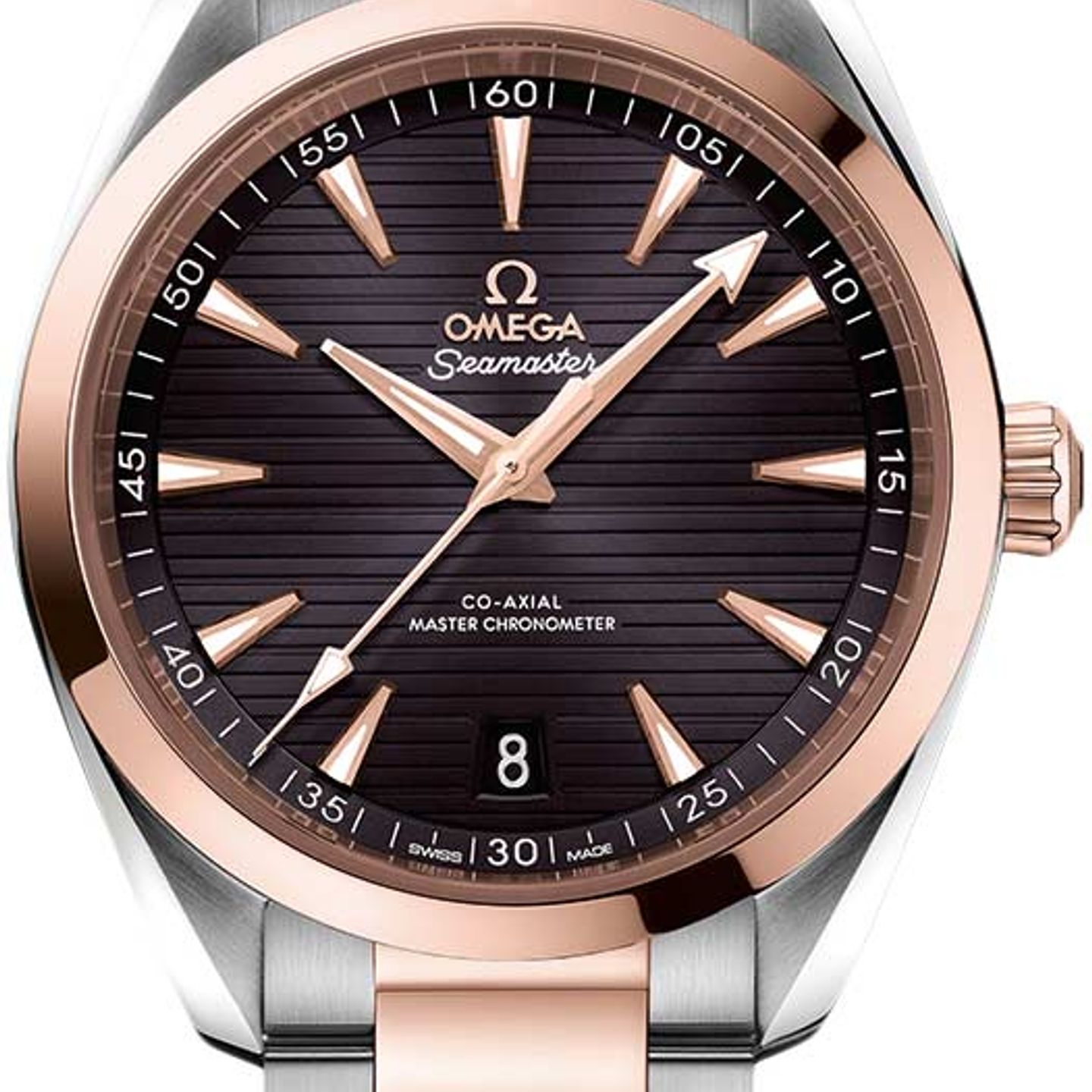 Omega Seamaster Aqua Terra 220.20.41.21.06.001 (2019) - Brown dial 41 mm Gold/Steel case (1/1)