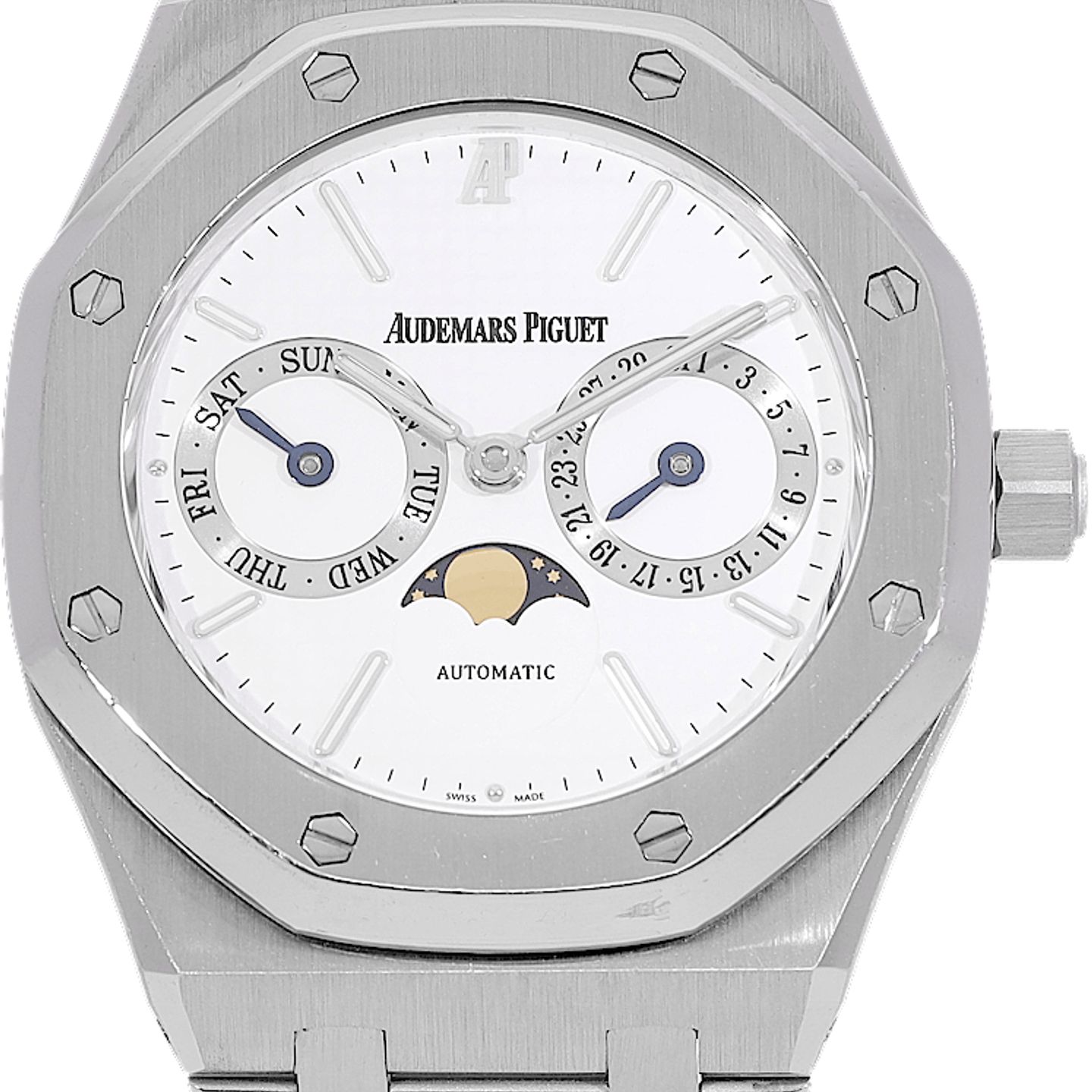 Audemars Piguet Royal Oak Day-Date 25594ST.OO.0789ST.01 (2002) - White dial 36 mm Steel case (2/5)