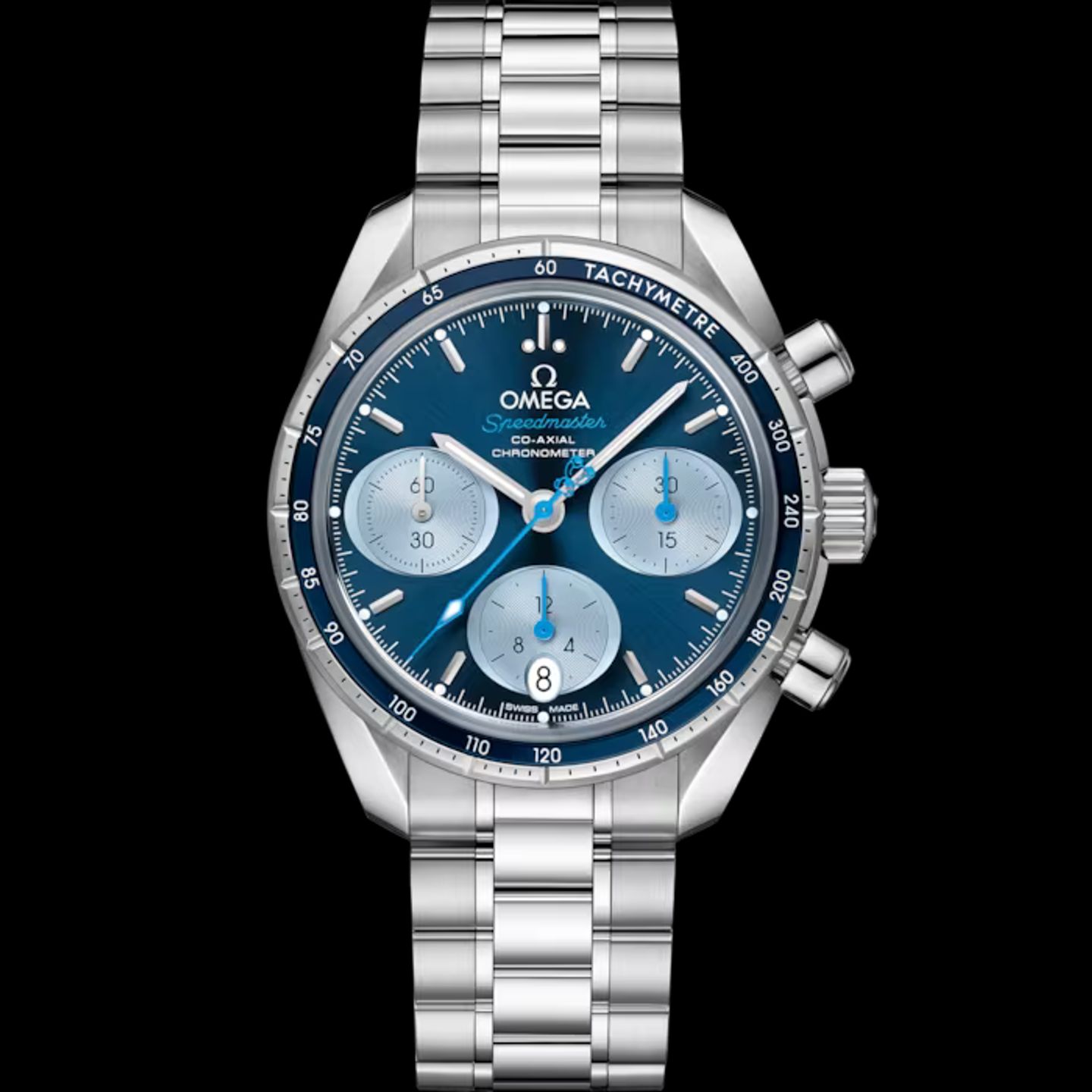 Omega Speedmaster 324.30.38.50.03.002 (2024) - Blauw wijzerplaat 38mm Staal (1/1)