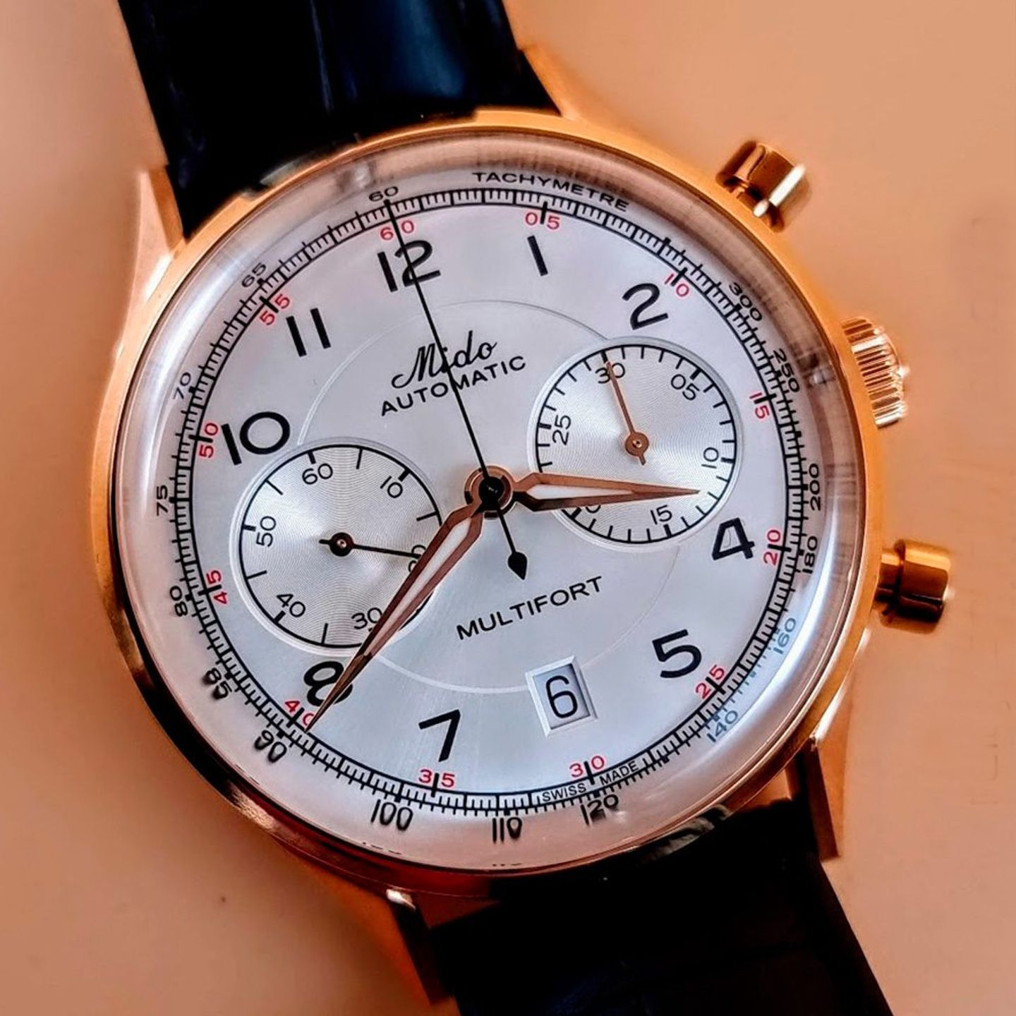 Mido Multifort M040.427.36.262.00 (2025) - Silver dial 42 mm Steel case (2/8)