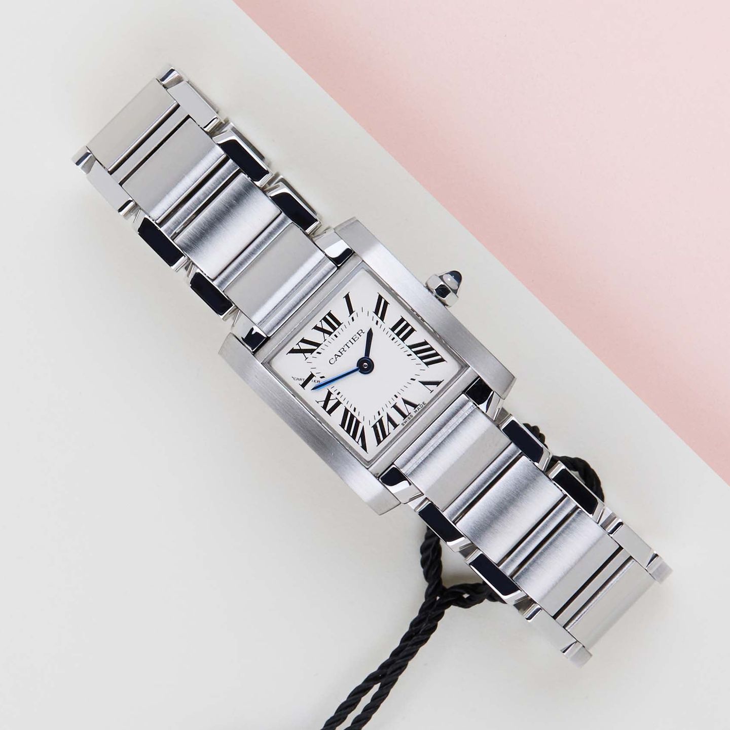 Cartier Tank Française SM W51008Q3 (2012) - 20 mm Steel case (1/8)