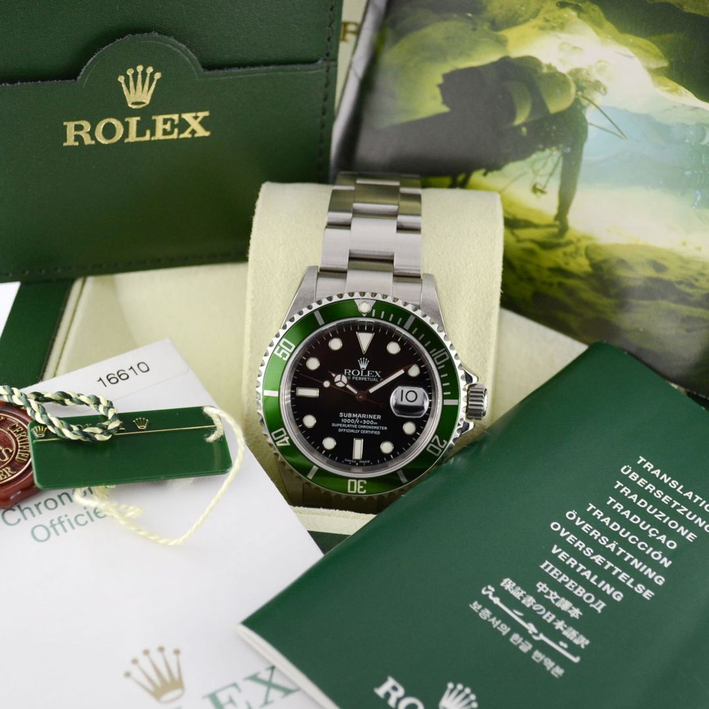 Rolex Submariner Date 16610LV - (7/7)