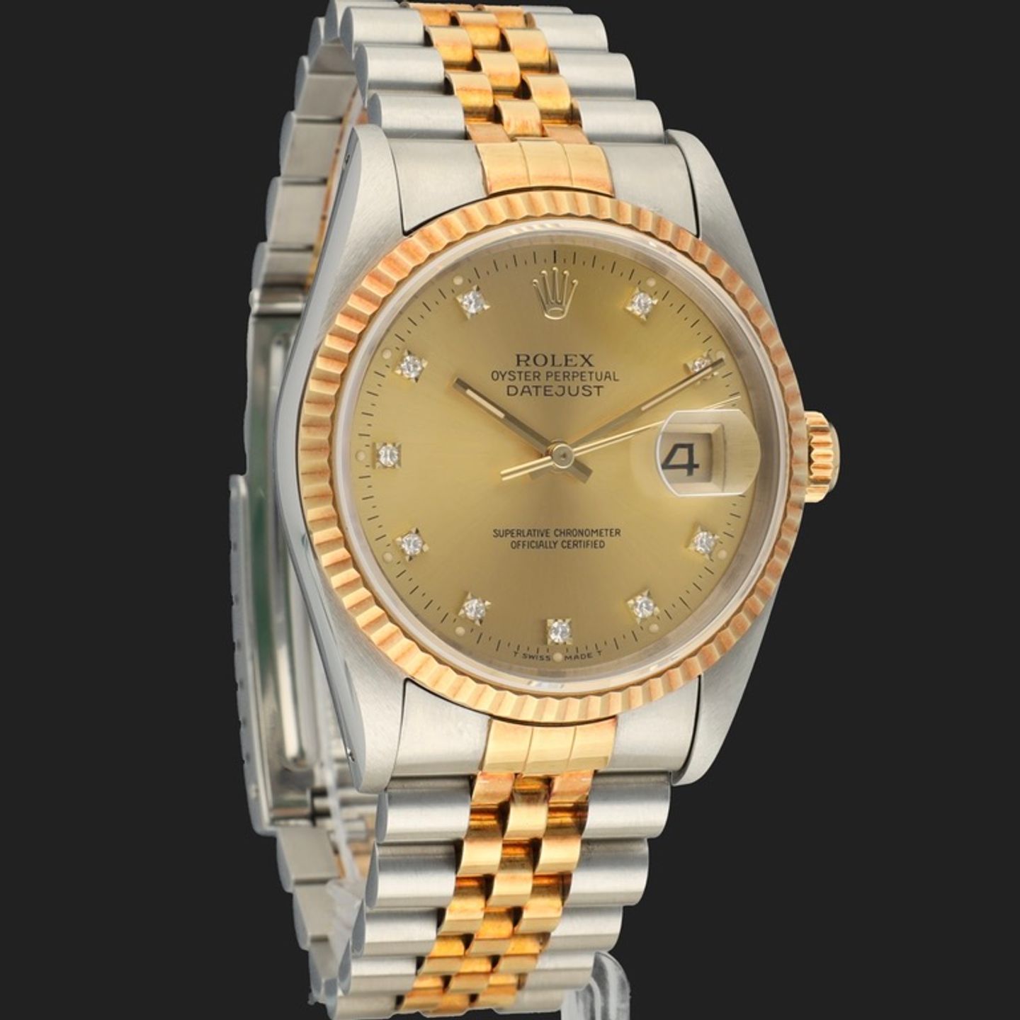 Rolex Datejust 36 16233 (1991) - 36 mm Gold/Steel case (4/7)