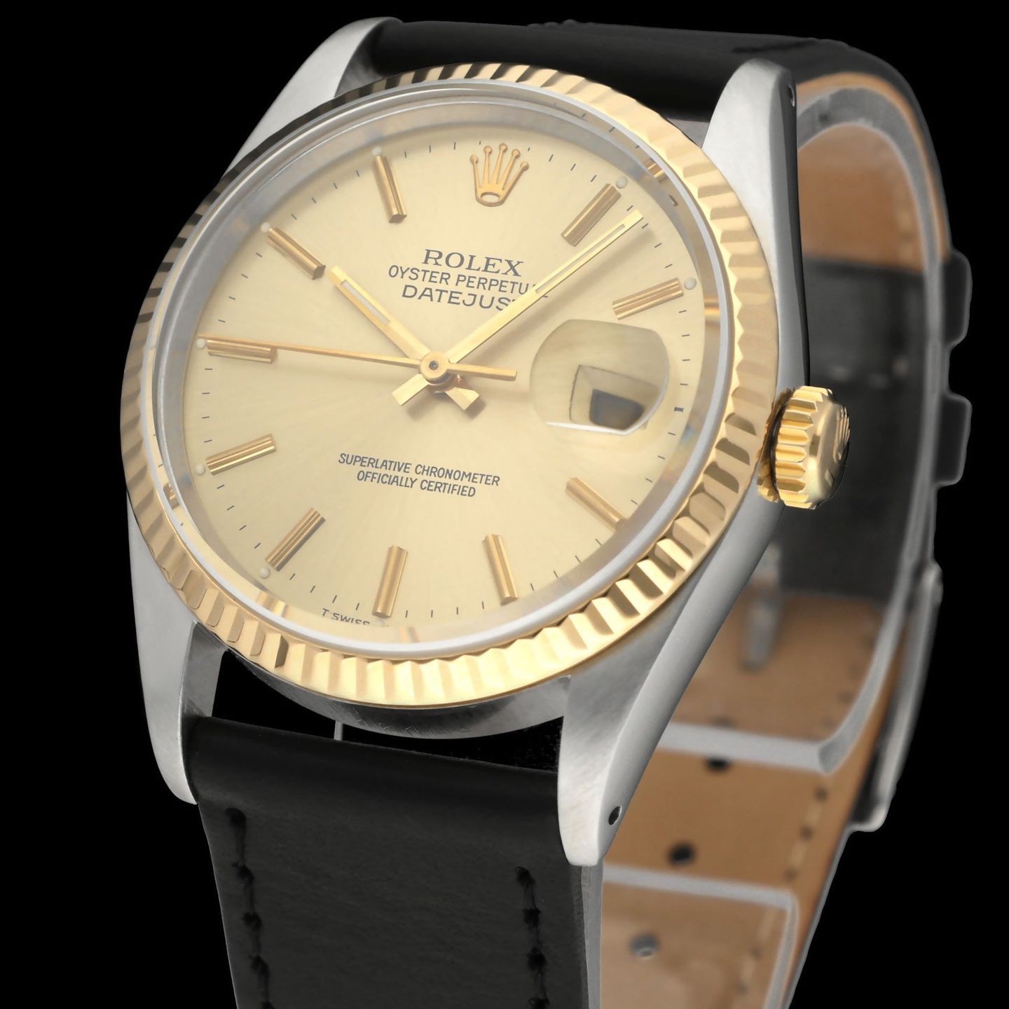 Rolex Datejust 36 16233 (1991) - 36mm Goud/Staal (6/7)
