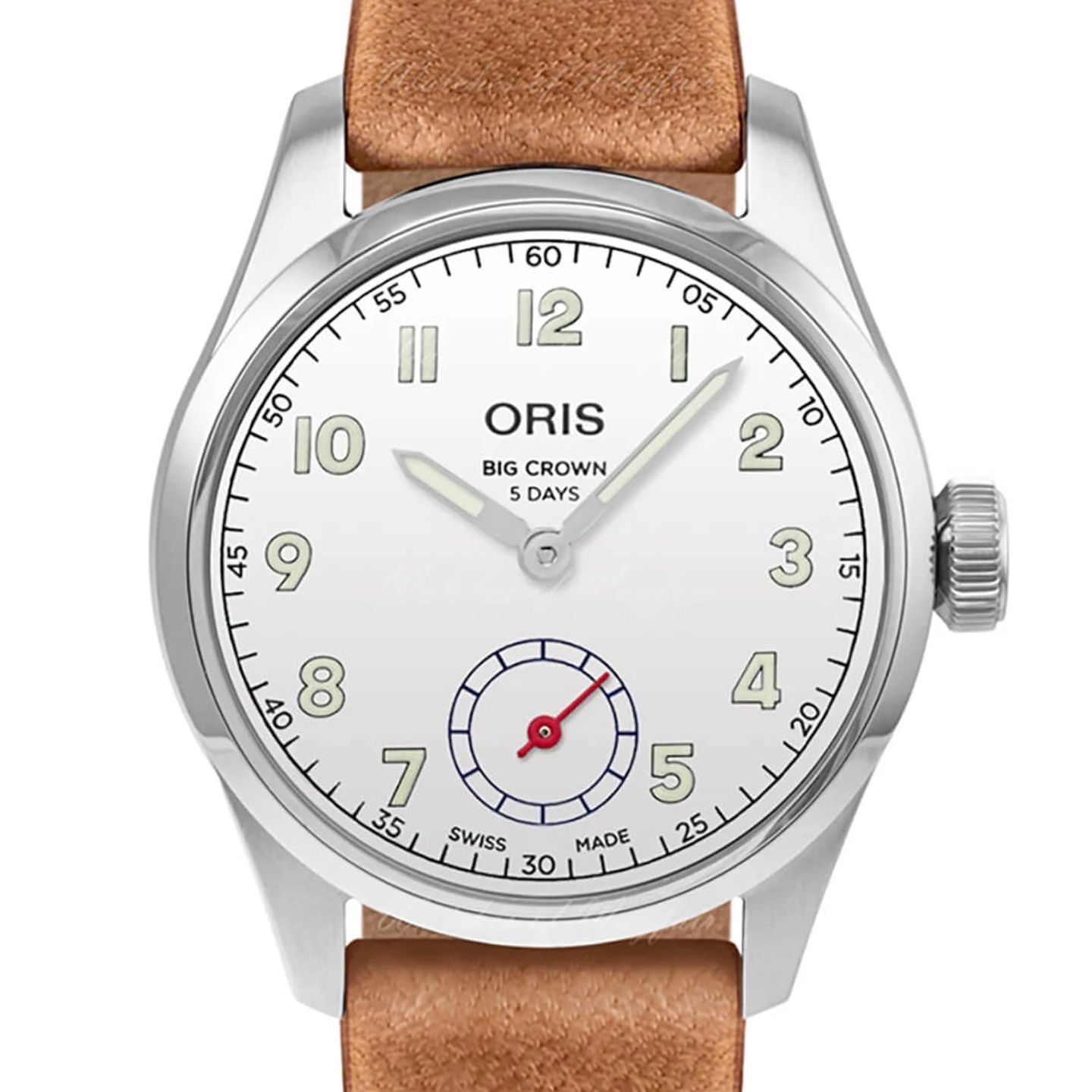 Oris Big Crown 01 401 7781 4081-Set (2023) - White dial 40 mm Steel case (2/3)
