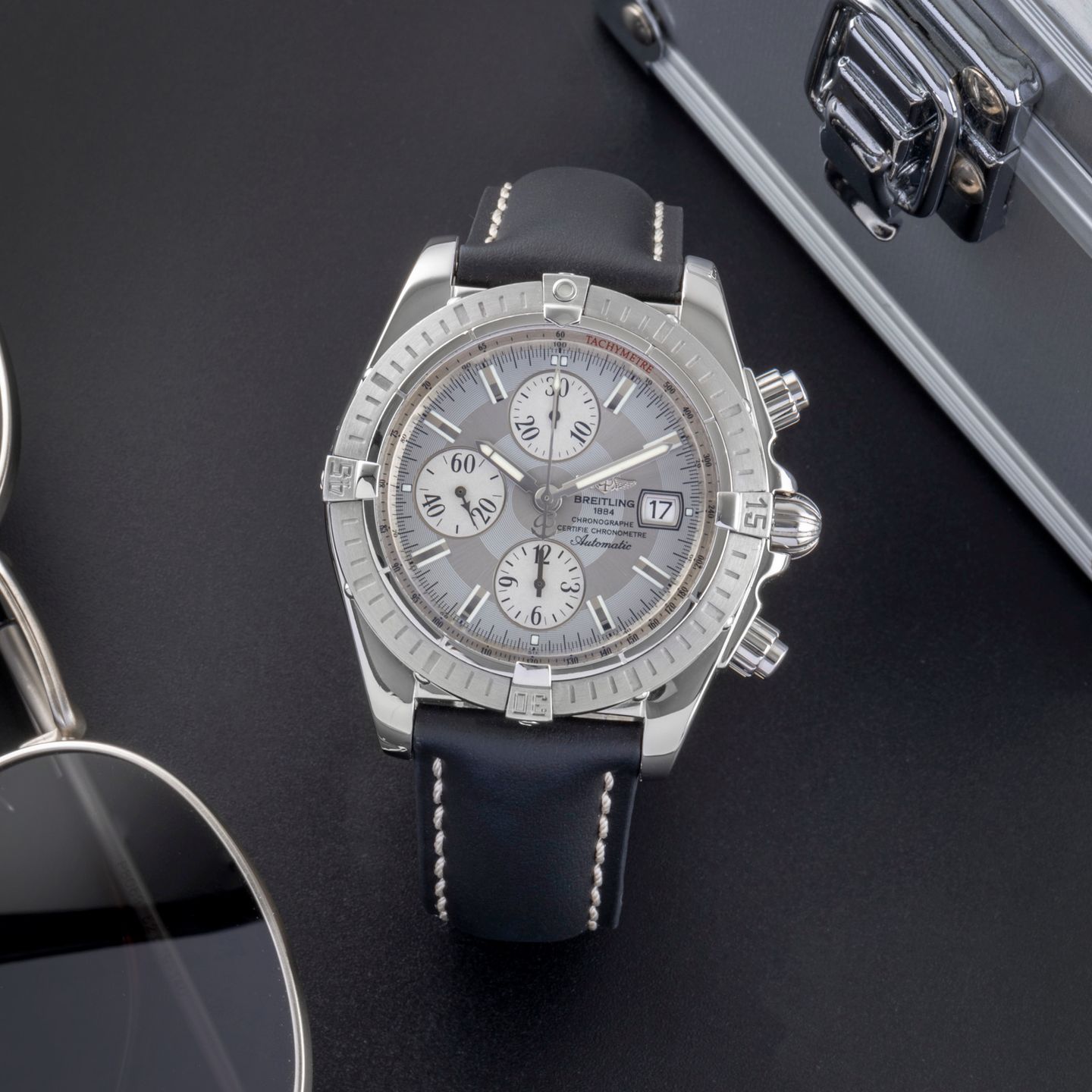 Breitling Chronomat Evolution A13356 (2008) - 44mm Staal (1/8)