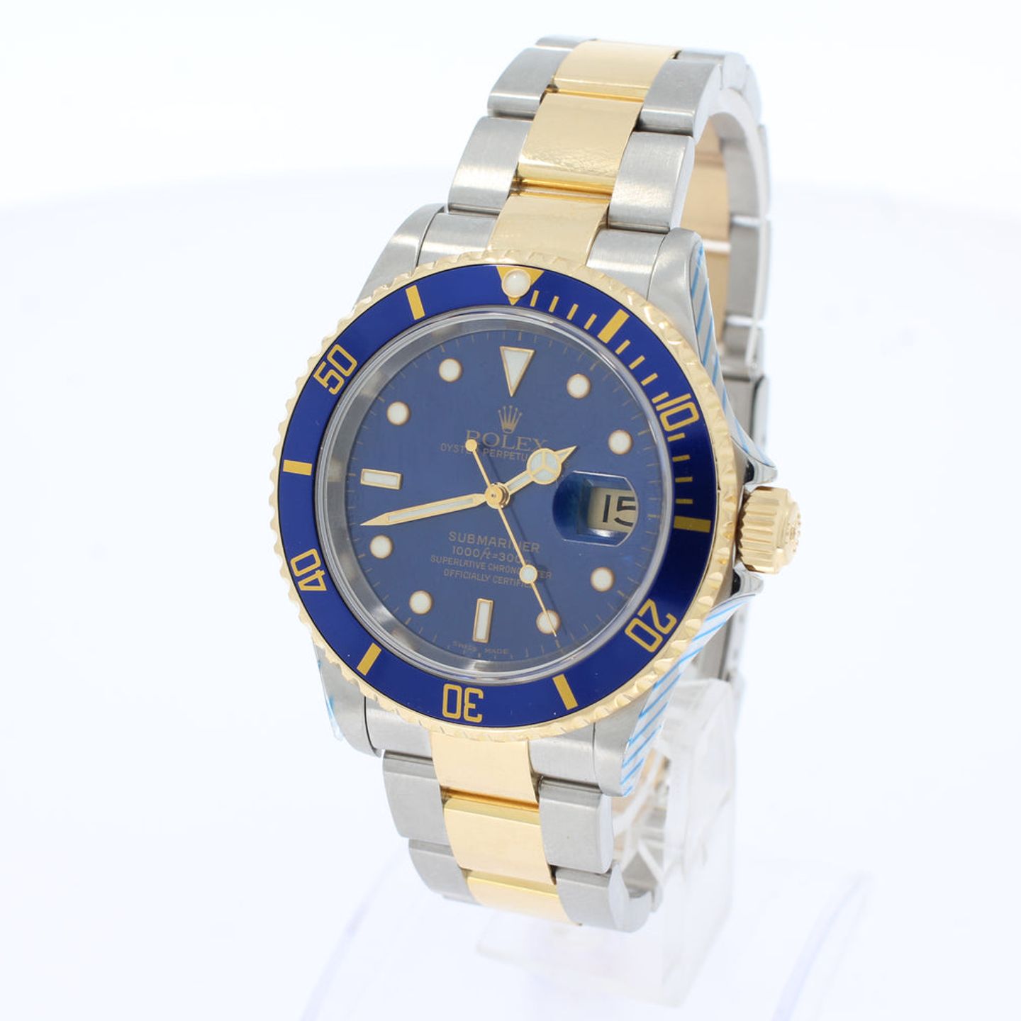 Rolex Submariner Date 16613 (2002) - 40 mm Gold/Steel case (2/8)
