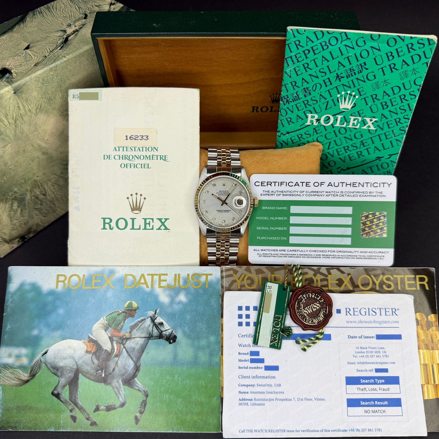 Rolex Datejust 36 16233 (1988) - Silver dial 36 mm Gold/Steel case (3/8)