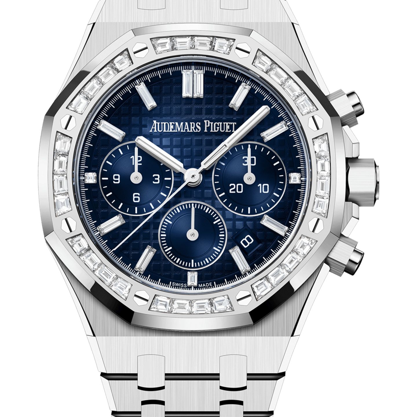 Audemars Piguet Royal Oak Chronograph 26715BC.ZZ.1356BC.01 (2025) - Blue dial 38 mm White Gold case (1/1)