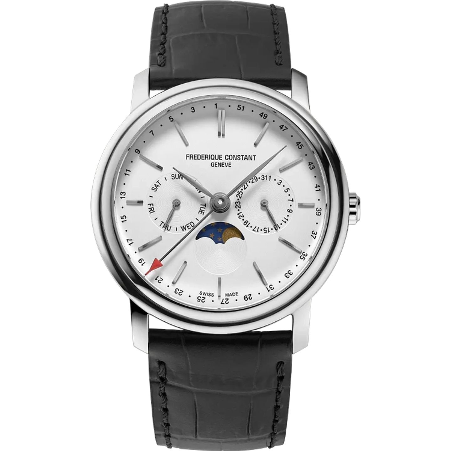 Frederique Constant Classics FC-270SW4P26 (2025) - Zilver wijzerplaat 40mm Staal (1/1)