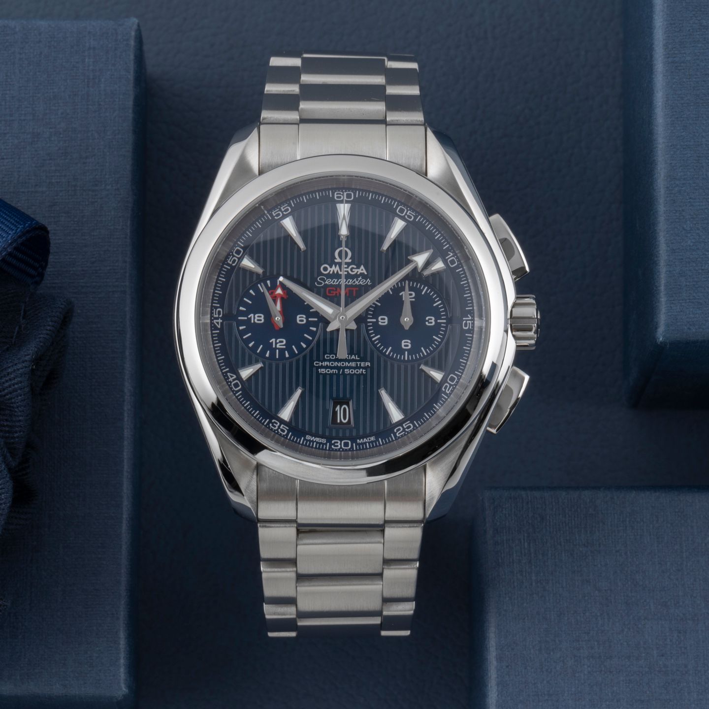 Omega Seamaster Aqua Terra 231.10.43.52.03.001 (2020) - Blue dial 43 mm Steel case (1/8)