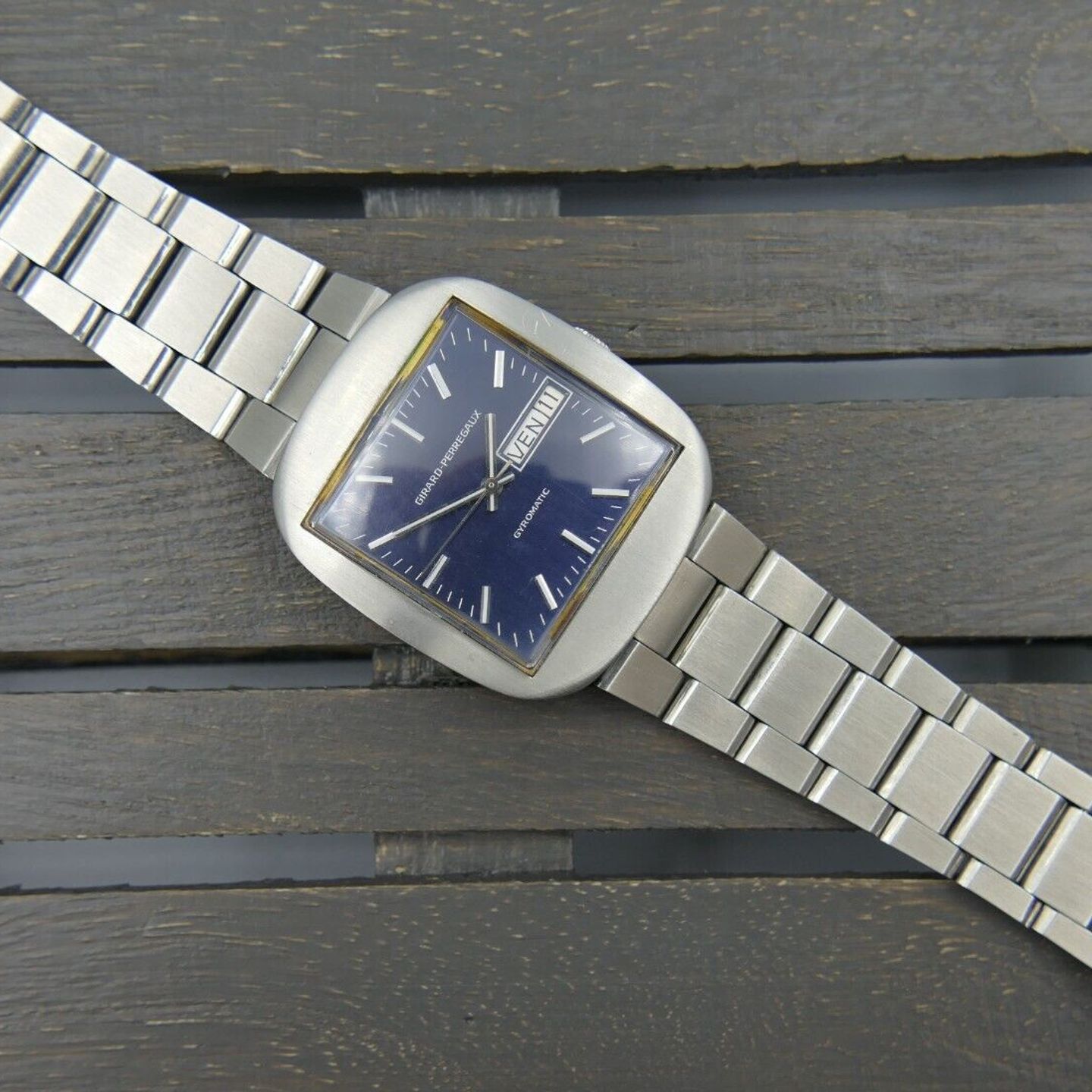 Girard-Perregaux Vintage Unknown (Unknown (random serial)) - Blue dial Unknown Unknown case (8/16)