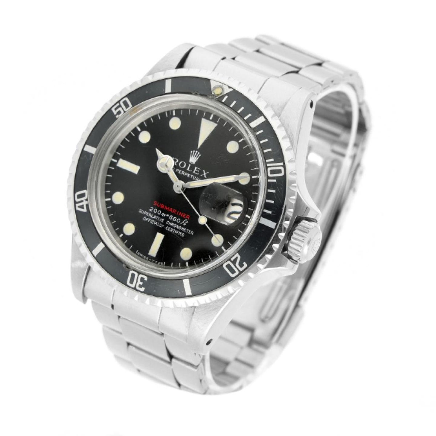 Rolex Submariner Date 1680 (1970) - Zwart wijzerplaat 40mm Staal (2/5)