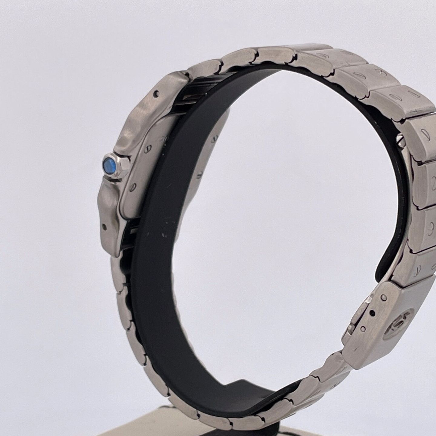 Cartier Santos 9057930 (2001) - White dial 24 mm Steel case (4/5)