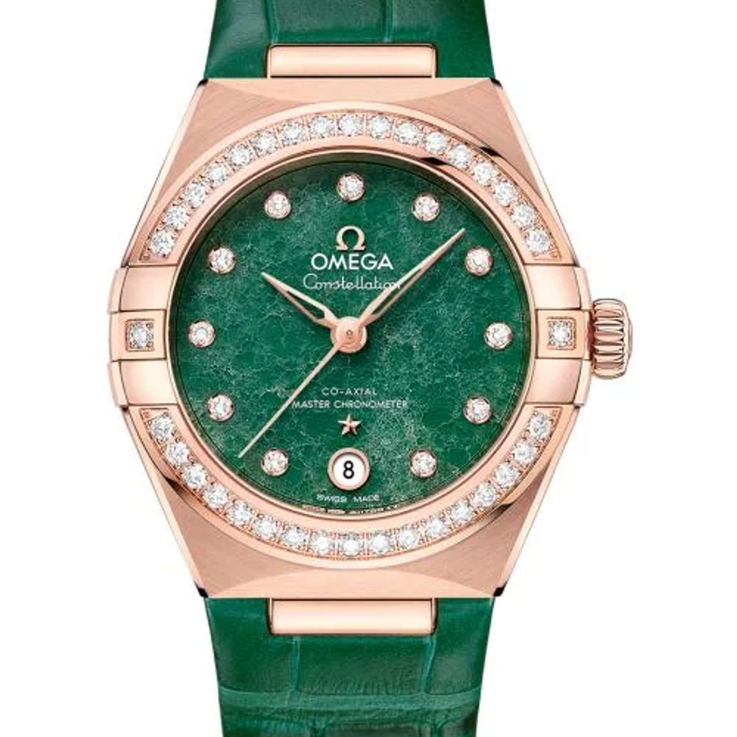 Omega Constellation 131.58.29.20.99.004 (2026) - Green dial 29 mm Rose Gold case (1/1)