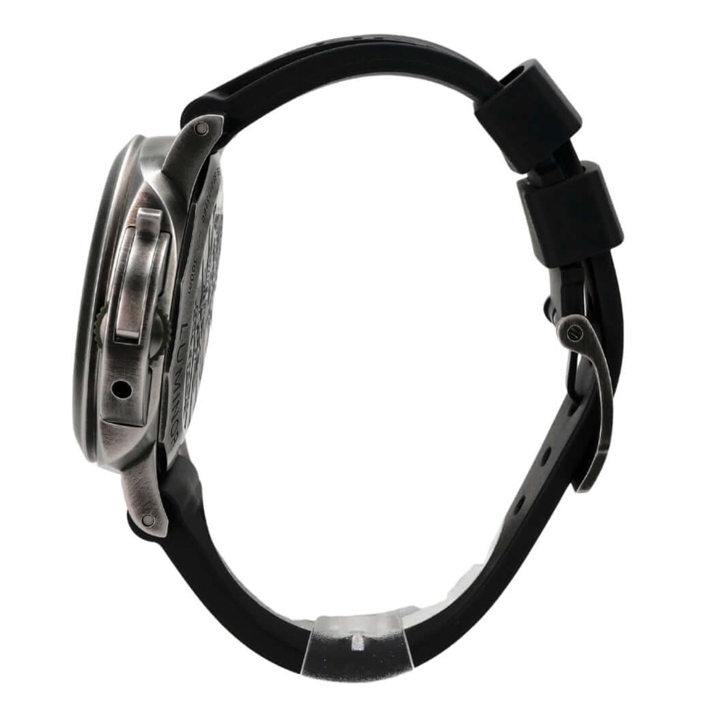 Panerai Luminor 1950 3 Days GMT Automatic PAM01441 (2025) - Black dial 44 mm Titanium case (5/8)